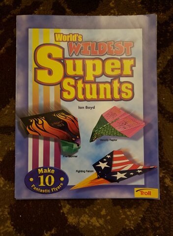 Super Stunts Paper Plane Design Book - 4 Planes Remaining - More Patterns
