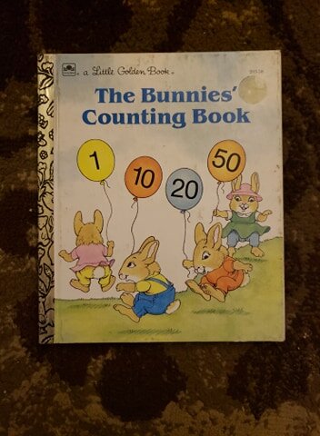 Vintage A Little Golden Book - "The Bunnies' Counting Book"