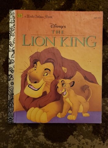 Vintage Disney A Little Golden Book - The Lion King