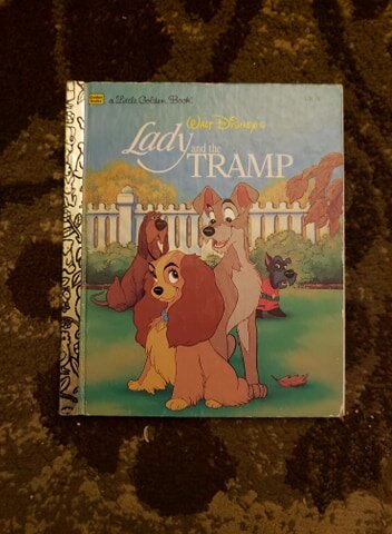 Vintage Disney A Little Golden Book - Lady and the Tramp