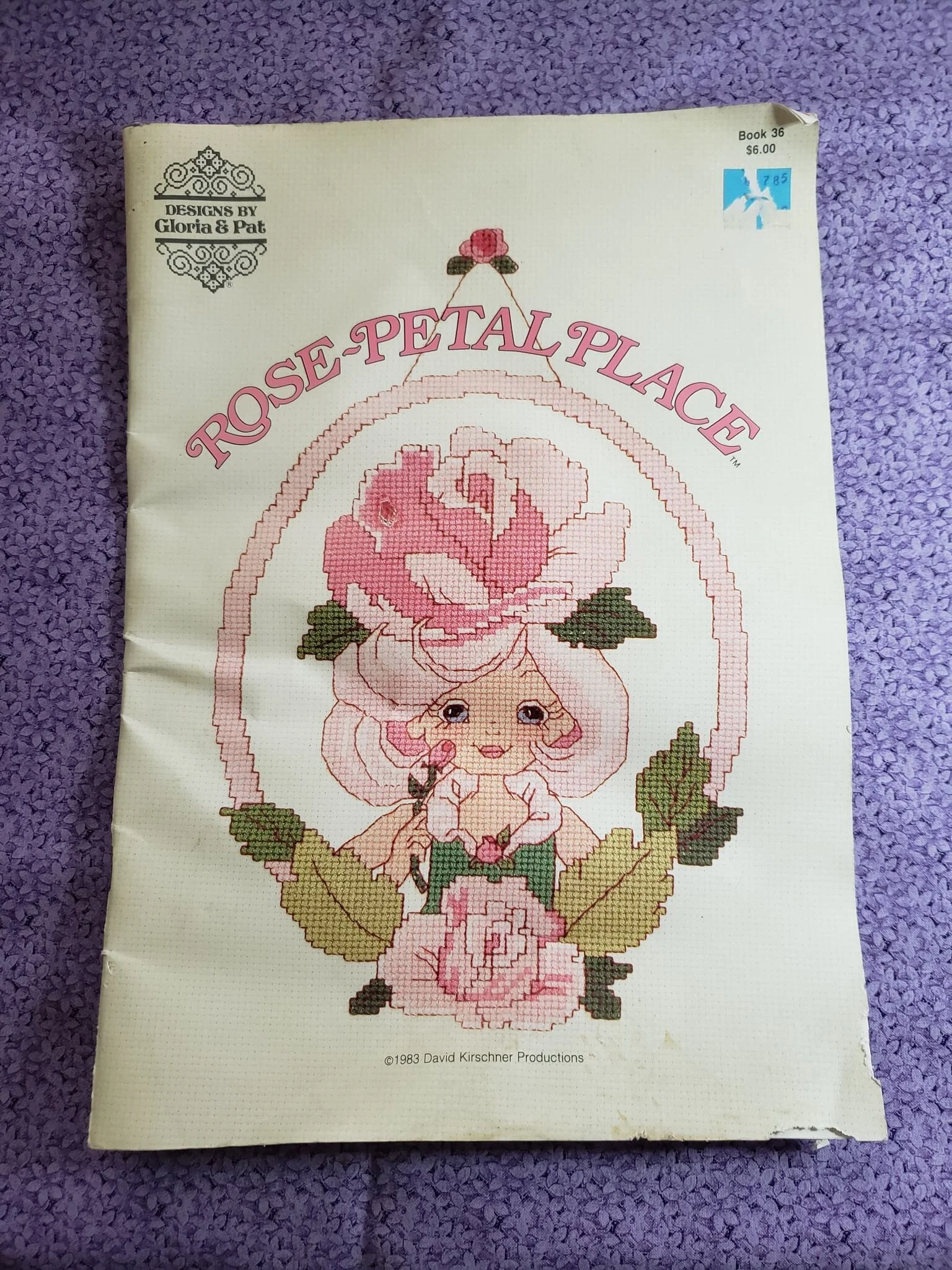 Cross Stitch Patterns - Rose Petal Palace Vintage Pattern Book - 16 Designs