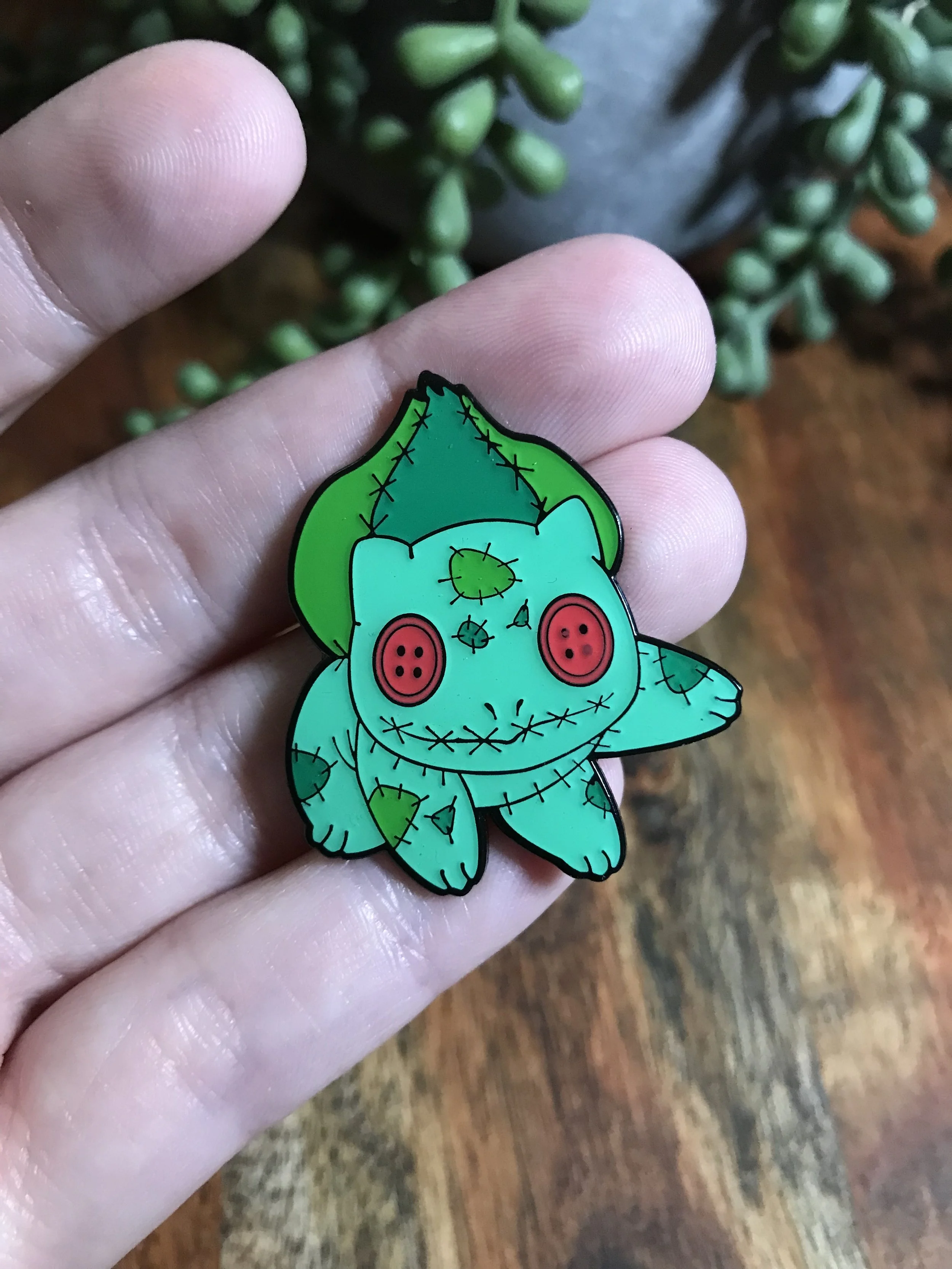 Voodoo Bulbasaur Hard Enamel Pin