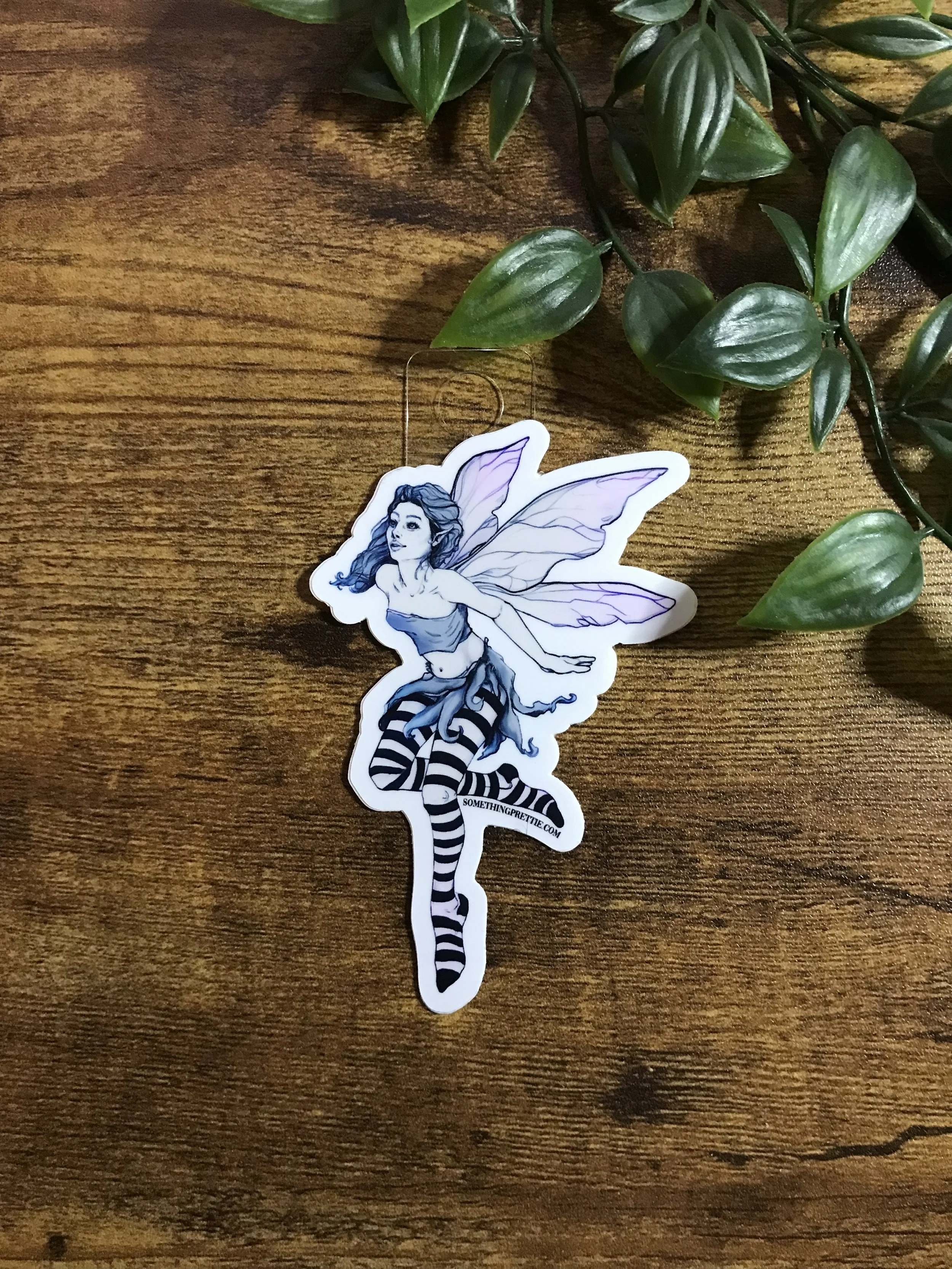 Flink Fairy Die Cut Sticker By Artist Kayla Klassy