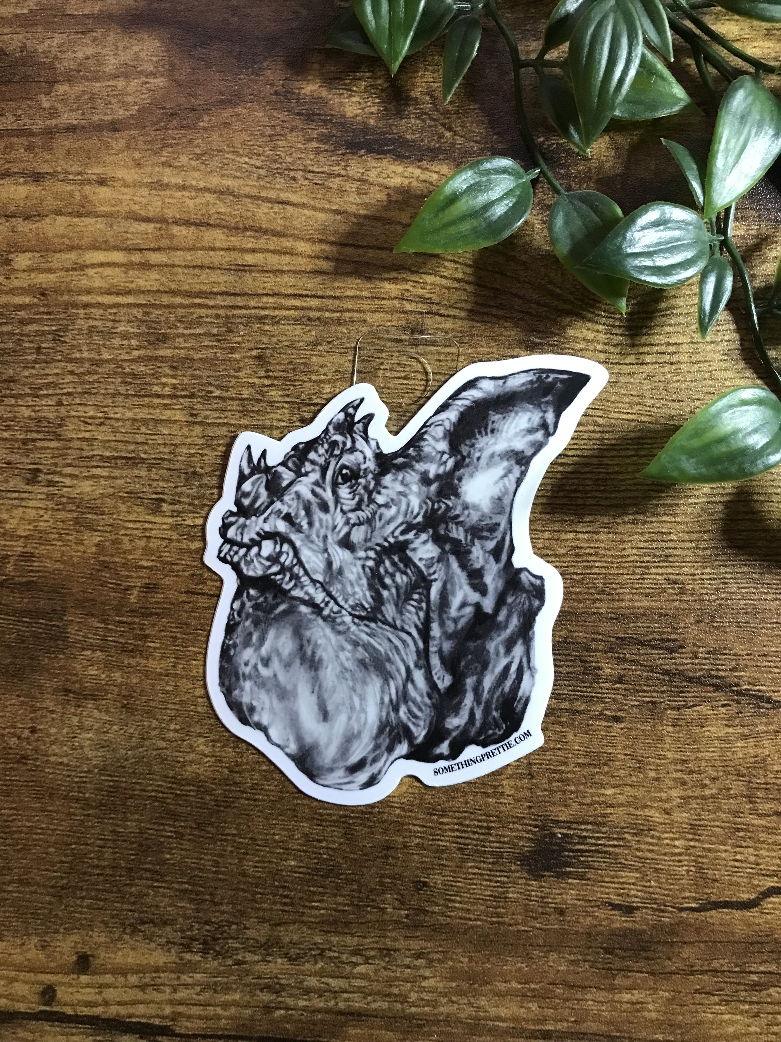 Goblin Dragon Die Cut Sticker By Artist Kayla Klassy