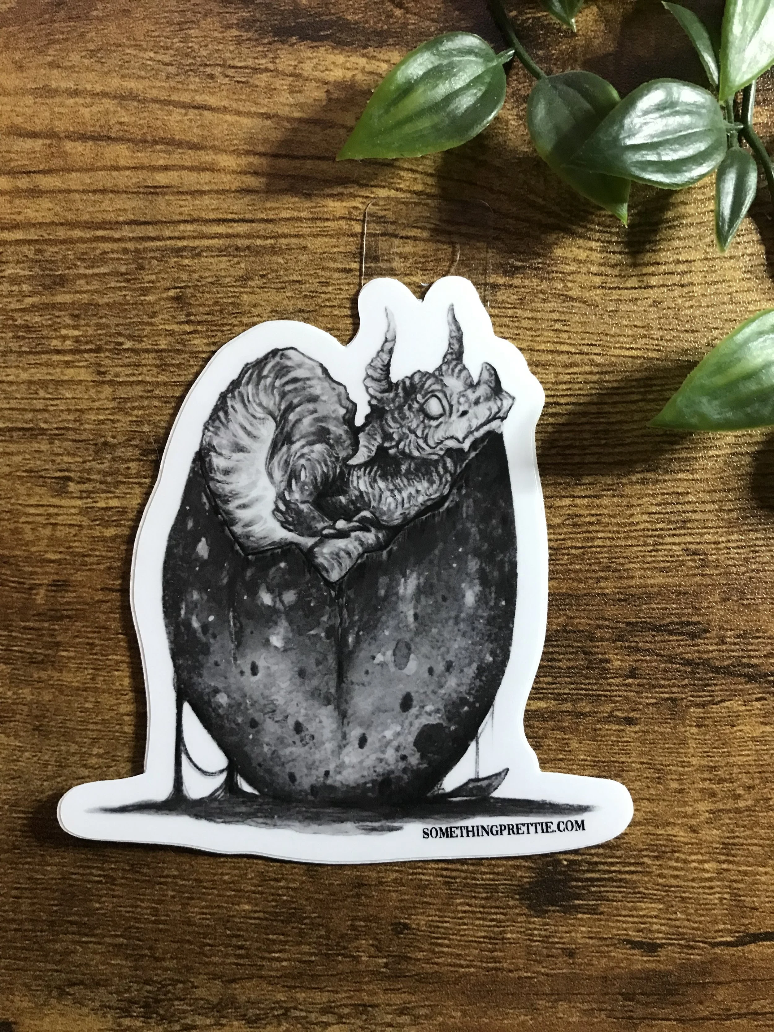 Dragon Egg 2022 Watercolor Die Cut Sticker By Artist Kayla Klassy