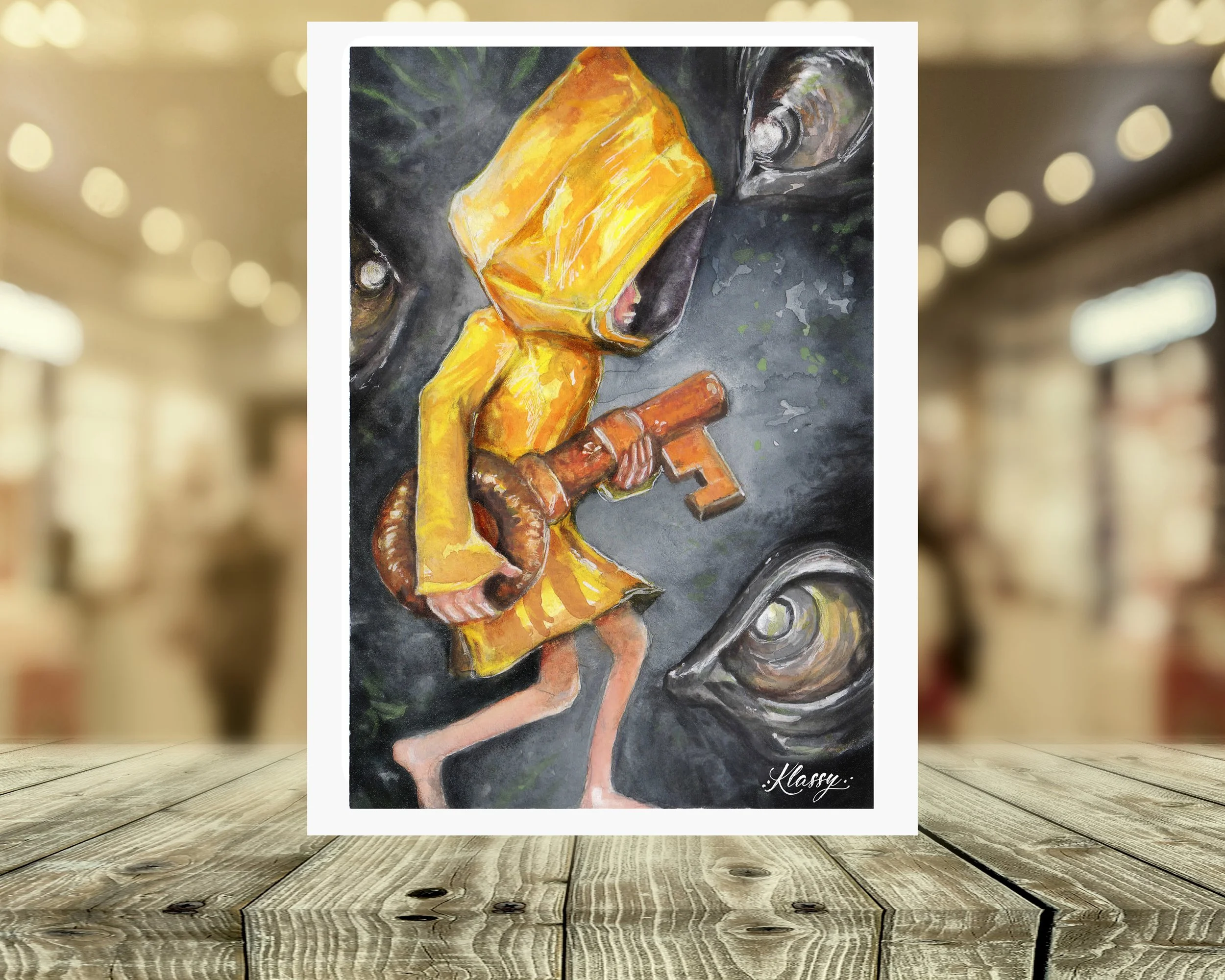 Little Nightmares "Six" Fine Art Print By Artist Kayla Klassy