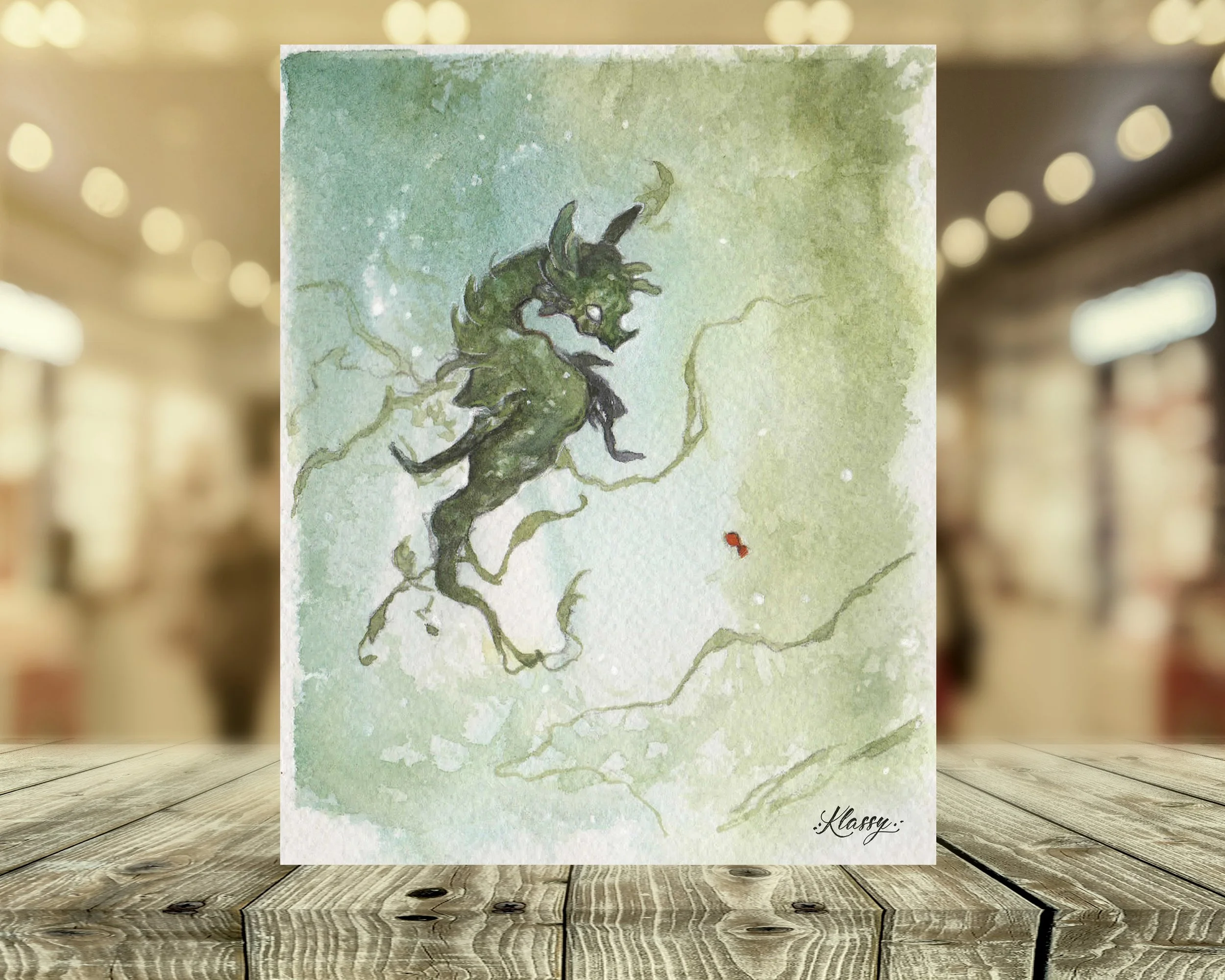 Sea Dragon Embryo #1 Fine Art Print By Artist Kayla Klassy