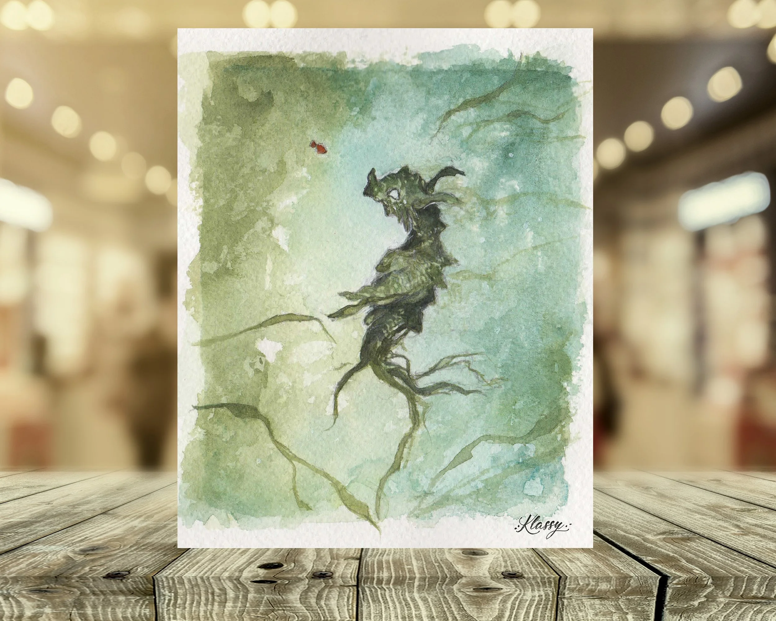 Sea Dragon Embryo #2 Fine Art Print By Artist Kayla Klassy