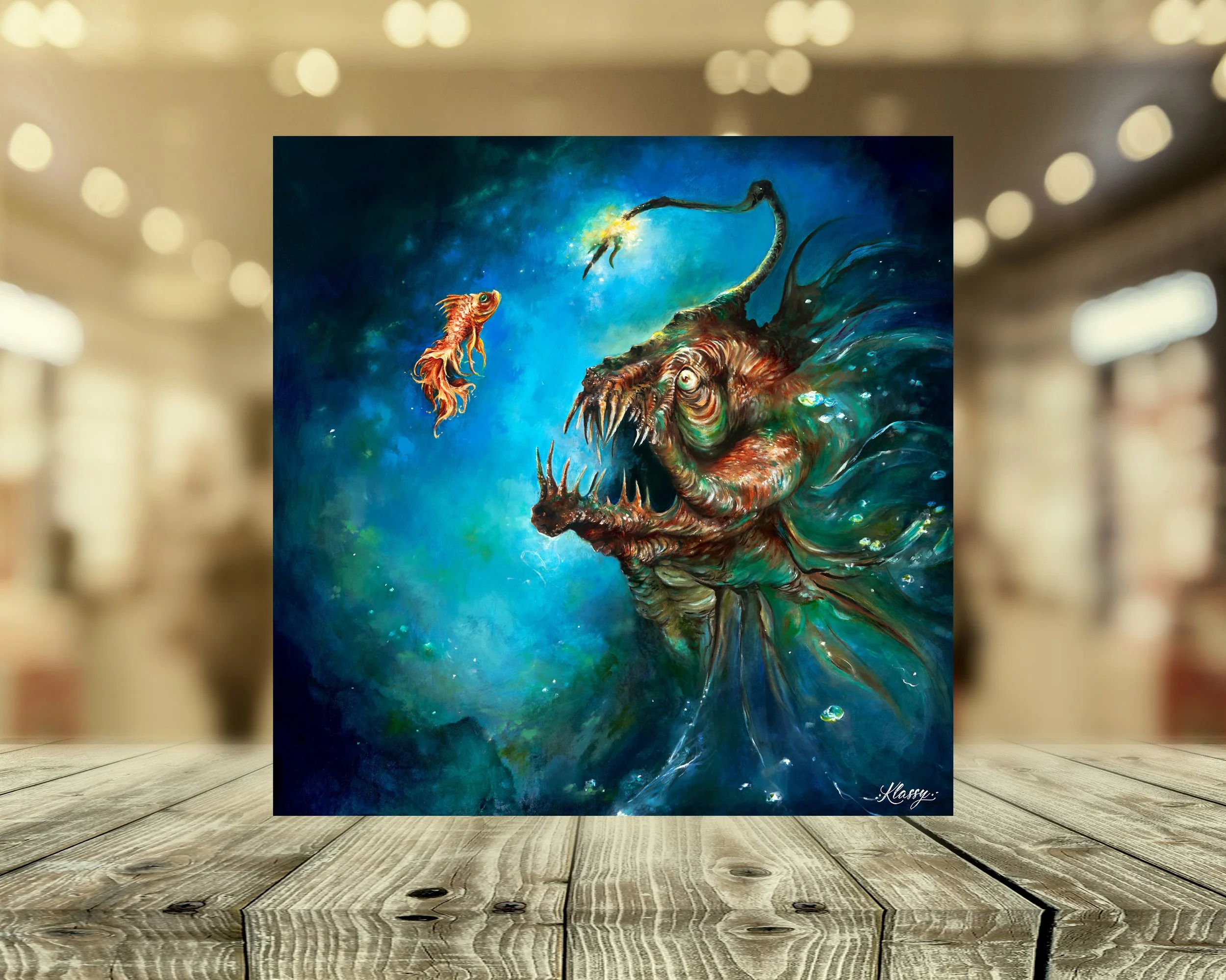 PREORDER - Monster Fish Fine Art Print By Artist Kayla Klassy