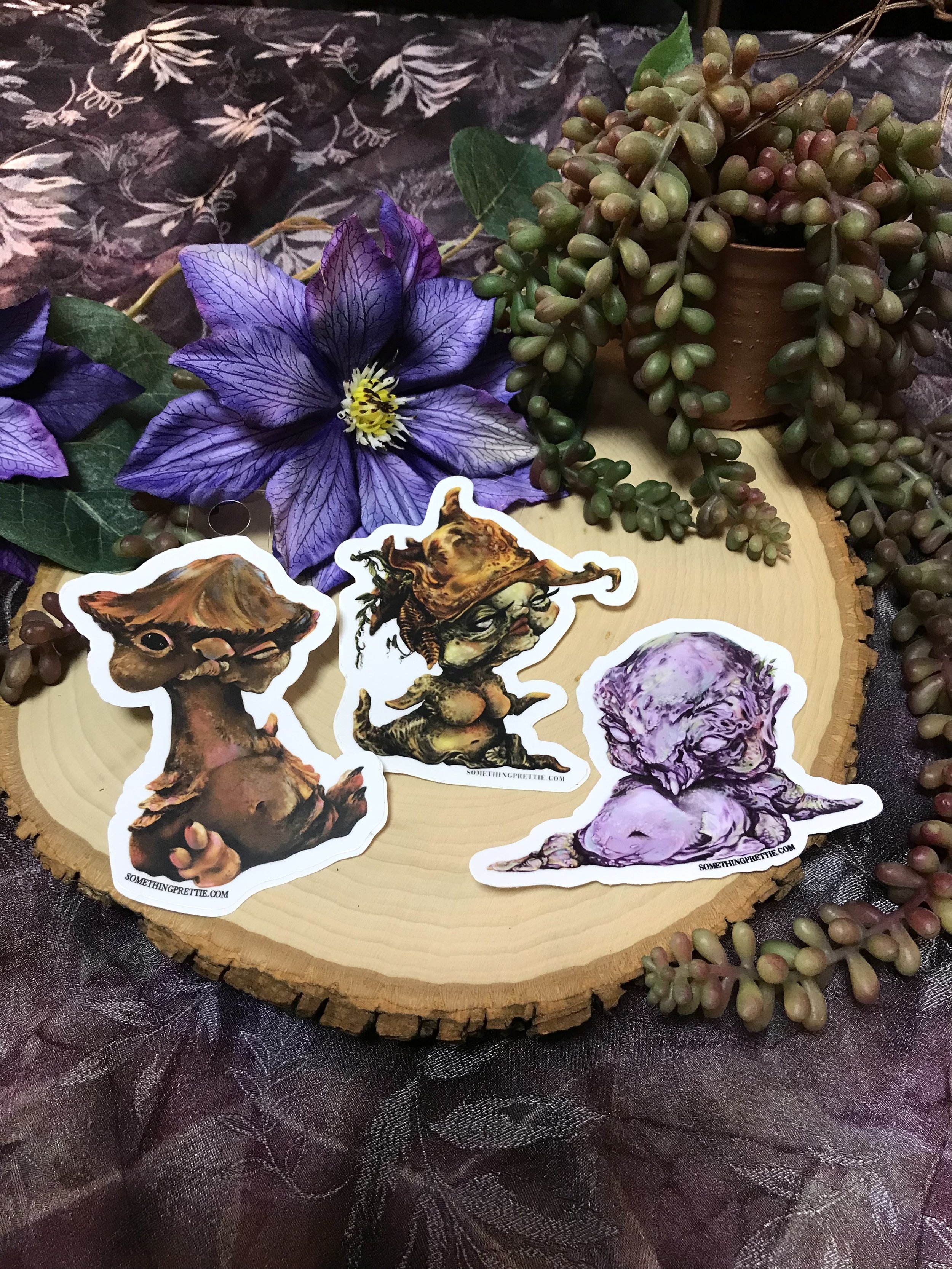 Fungye Trio 1-3 Die Cut Vinyl Sticker Set
