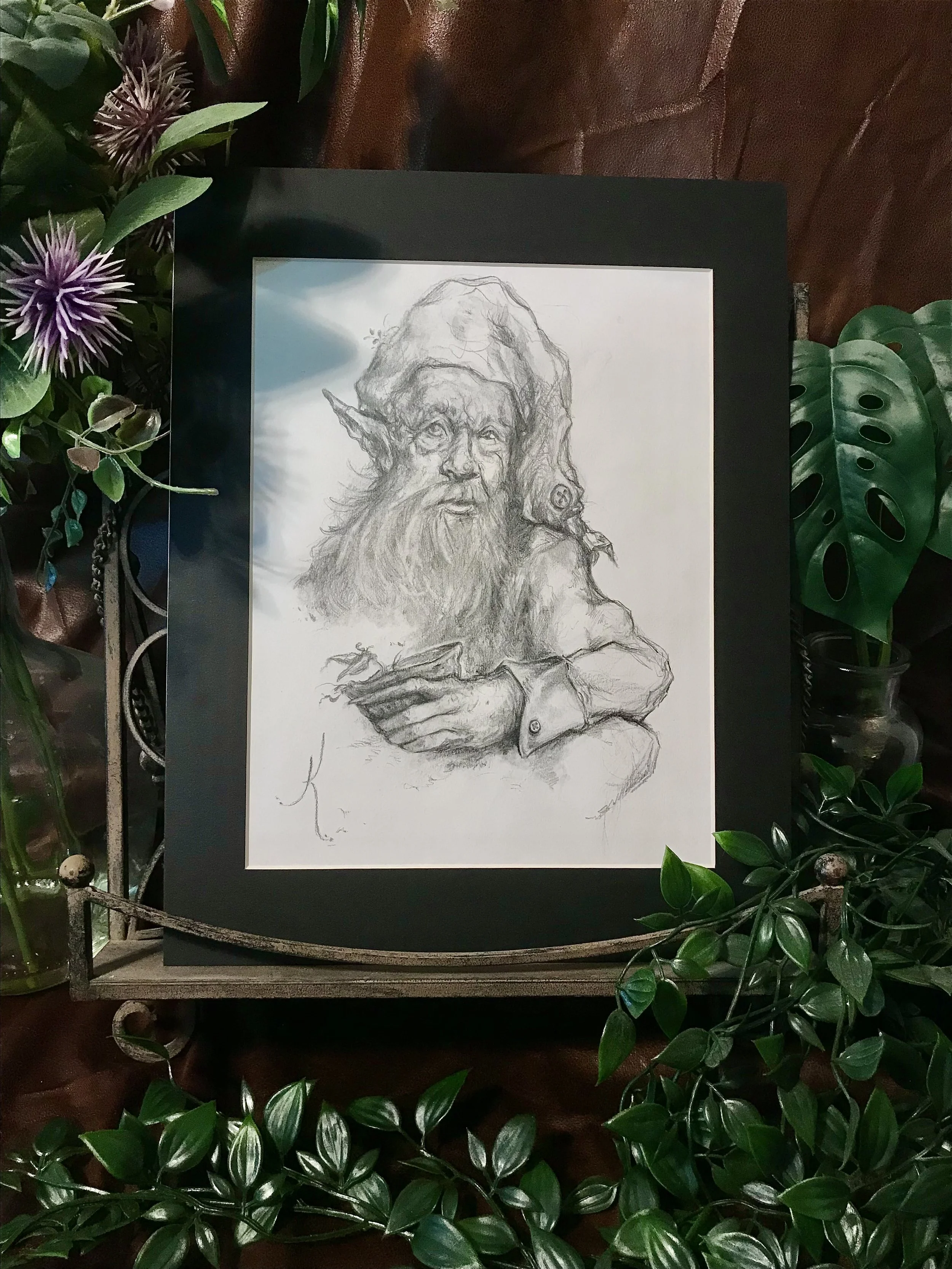 "The Bloodcap" Original Graphite Illustration By Artist Kayla Klassy