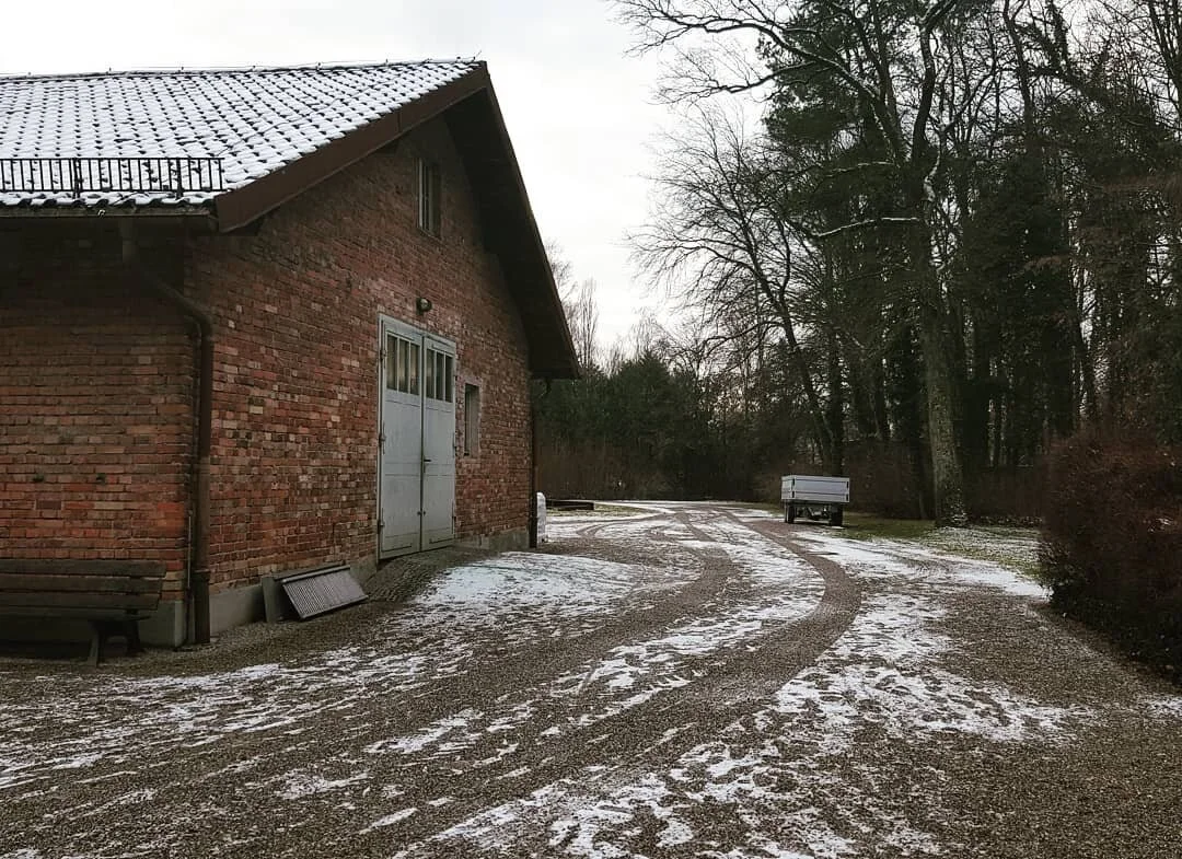 Rear of large crematorium