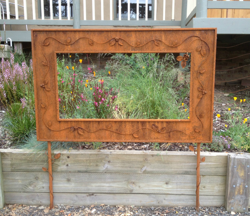 Metal Sculpture - Picture Frame Of Your Garden