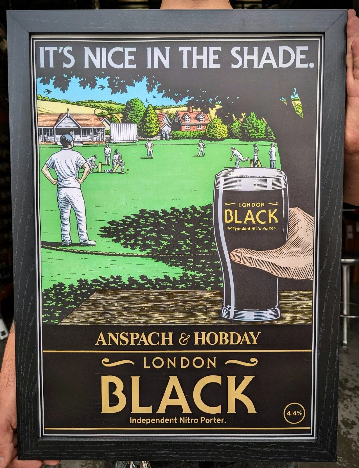 It's Nice in the Shade - London Black Summer Poster.jpeg