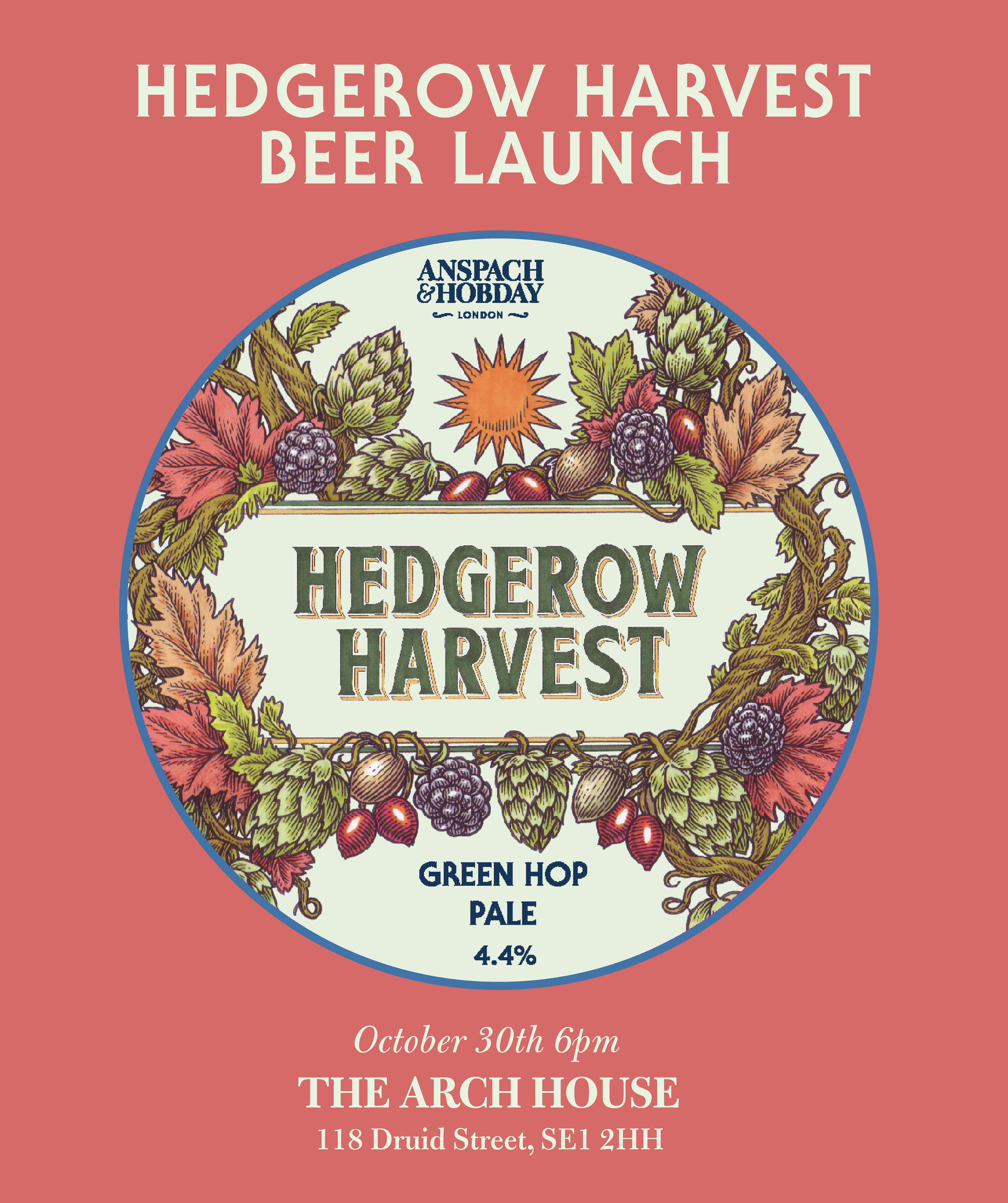 Hedgerow Harvest Launch at The Arch House! 