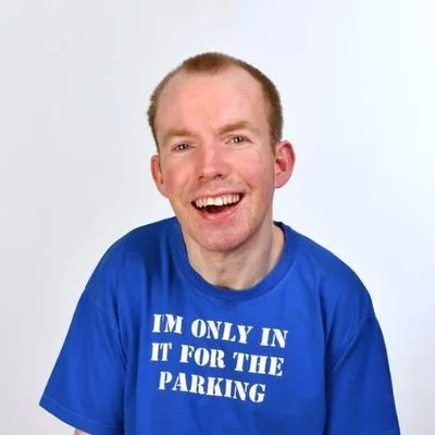Lee Ridley, AKA Lost Voice Guy (Twitter @LostVoiceGuy)