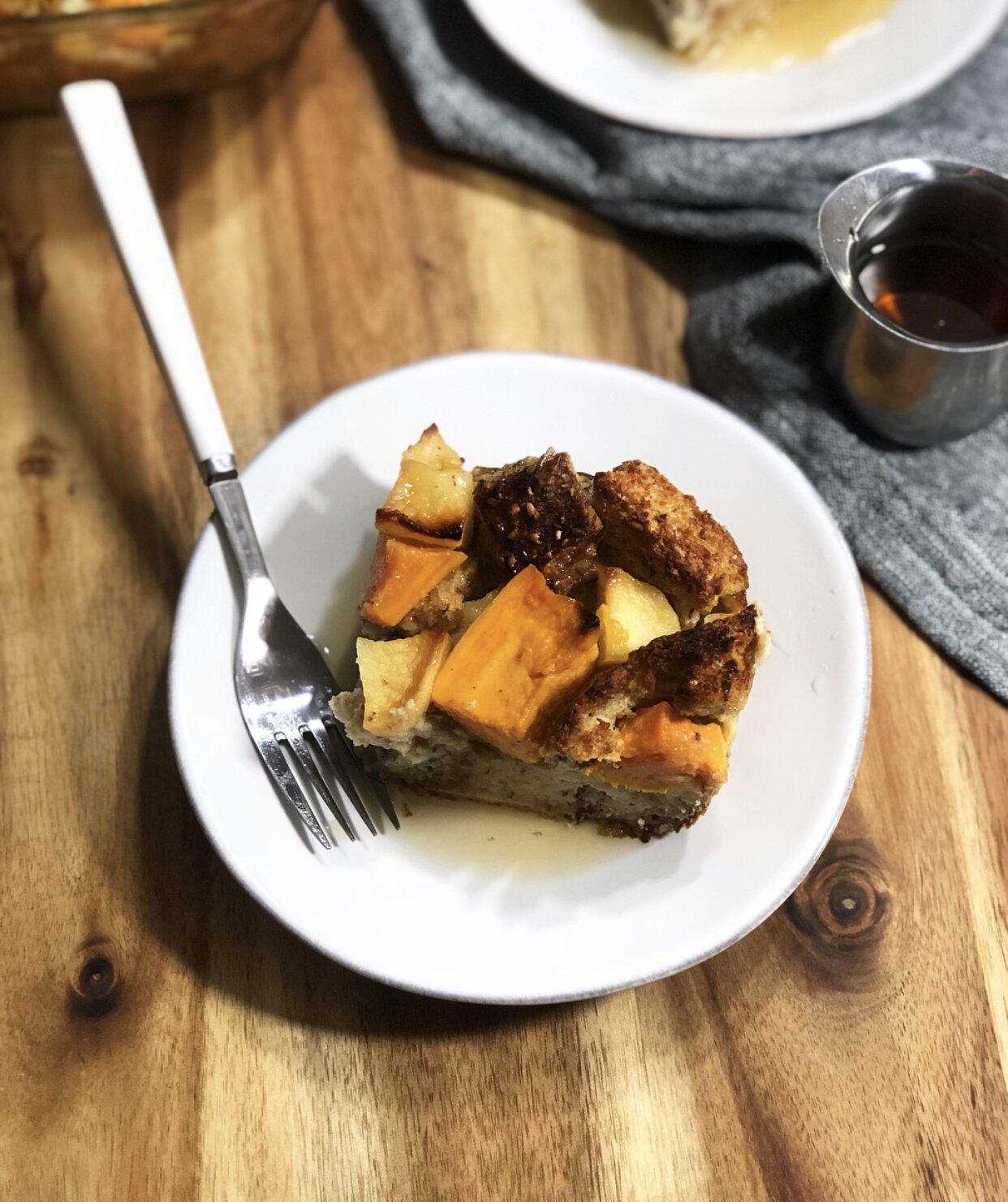 Apple and Sweet Potato French Toast Bake