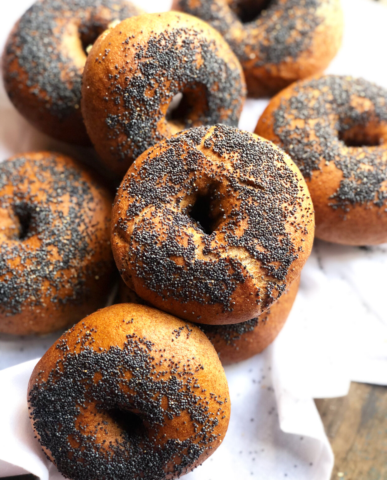 100% Whole Wheat Bagels