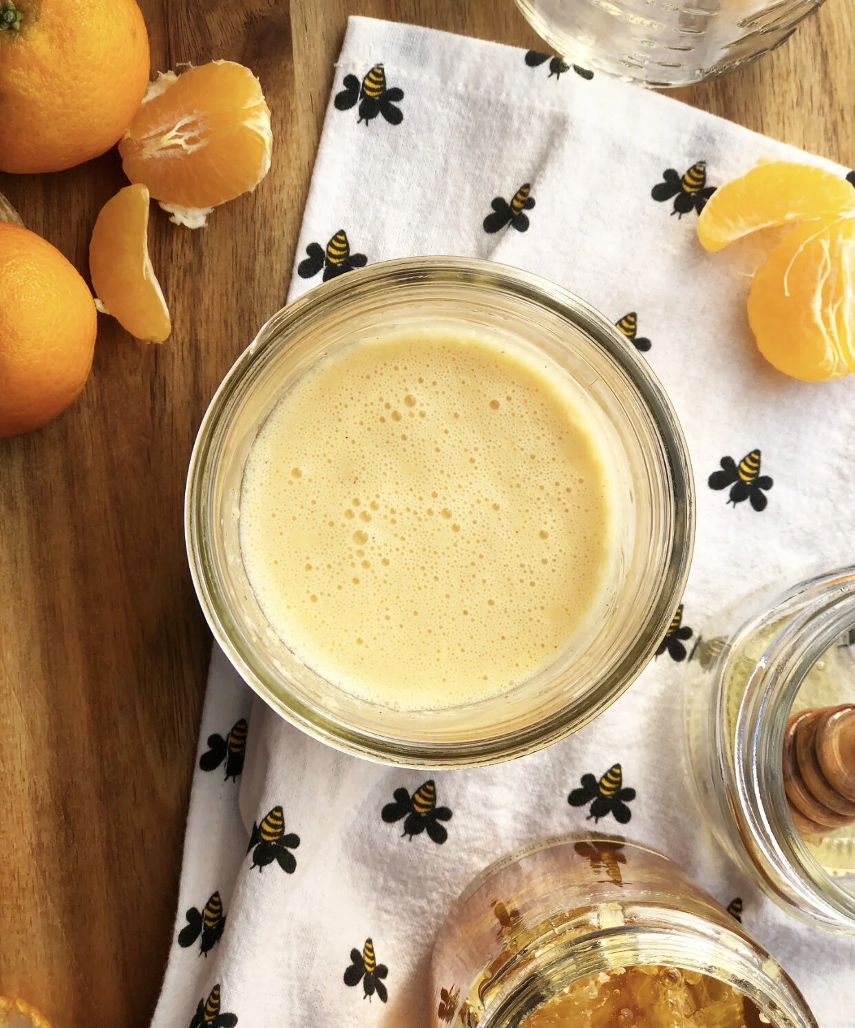 Clementine, Honeycomb and Ginger Smoothie