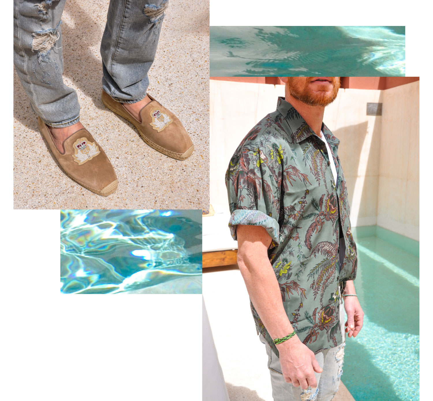 Hemd: Etro, Schuhe: Christian Louboutin