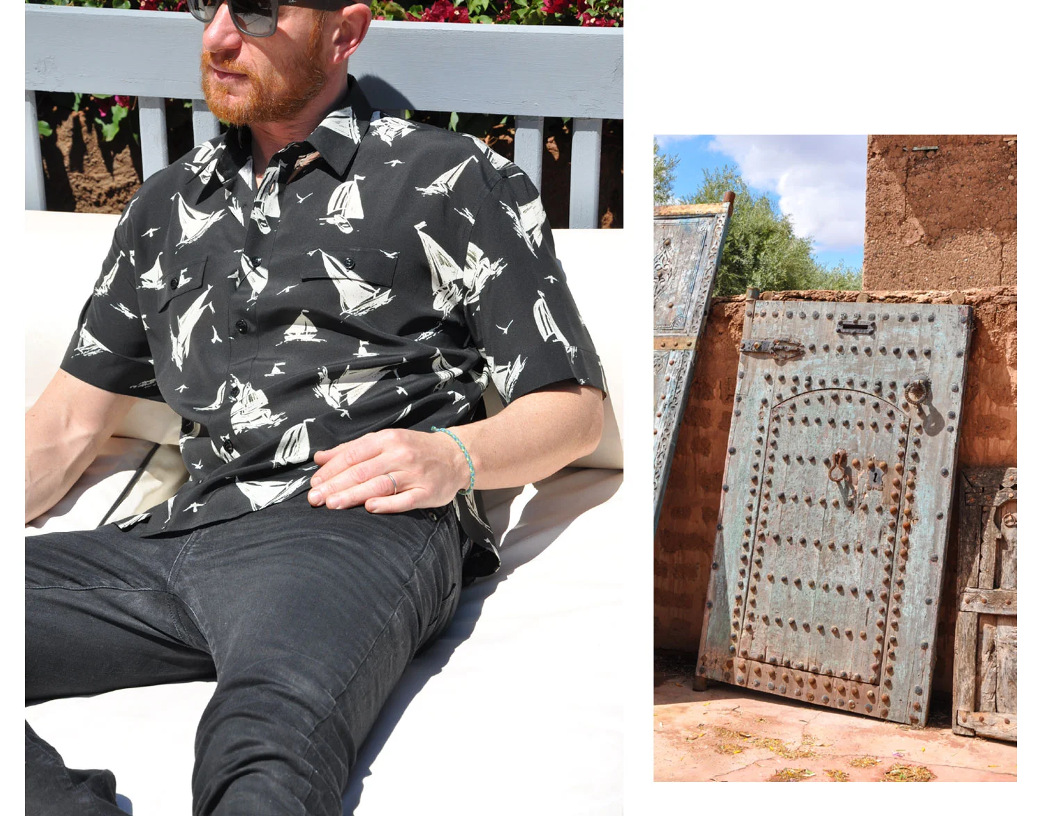Hemd und Jeans: Saint Laurent