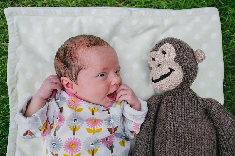 Baby Annaleisa's family photos at home