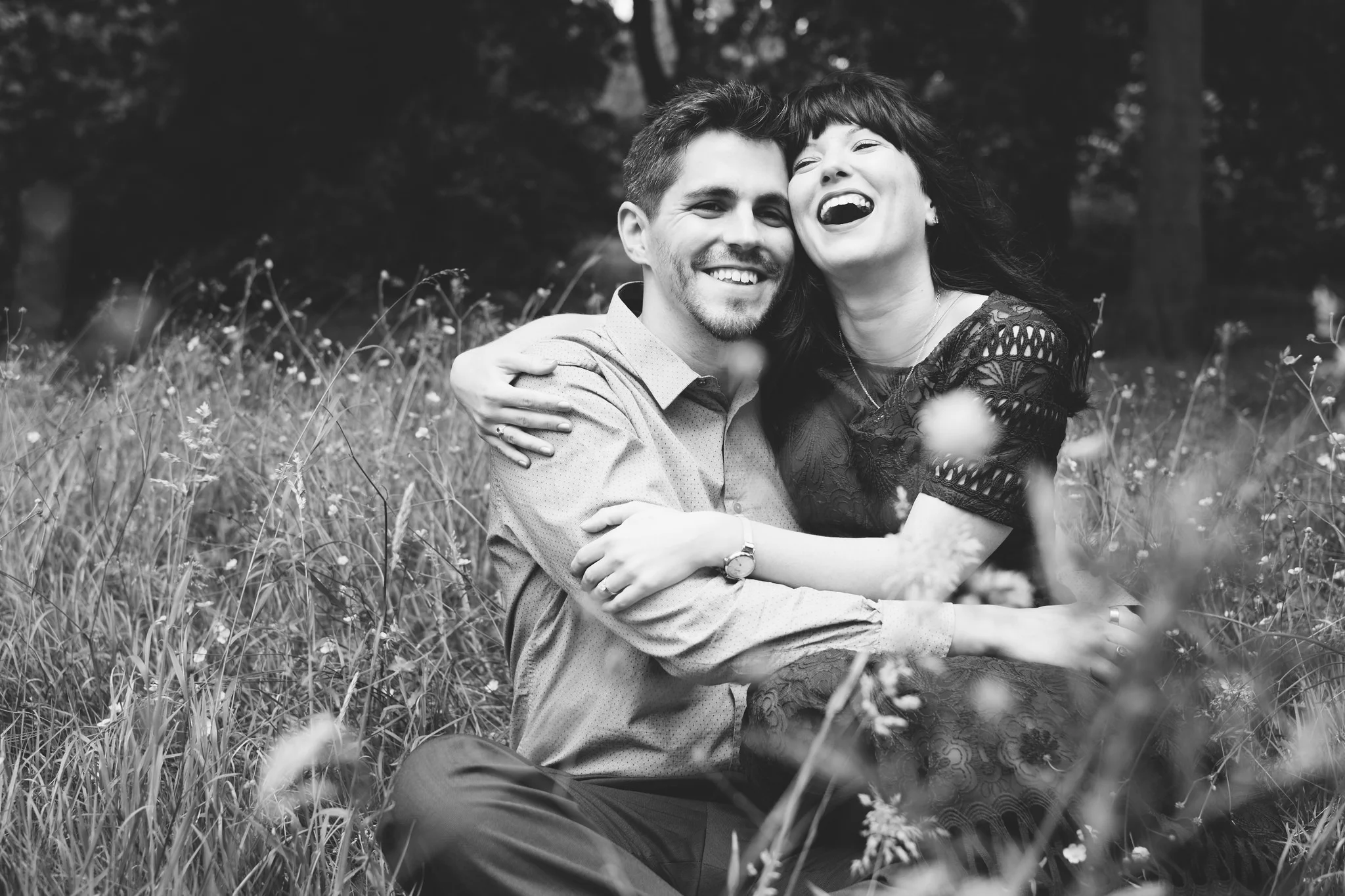 James & Hannah's Engagement photos, Canon Hill Park Birmingham
