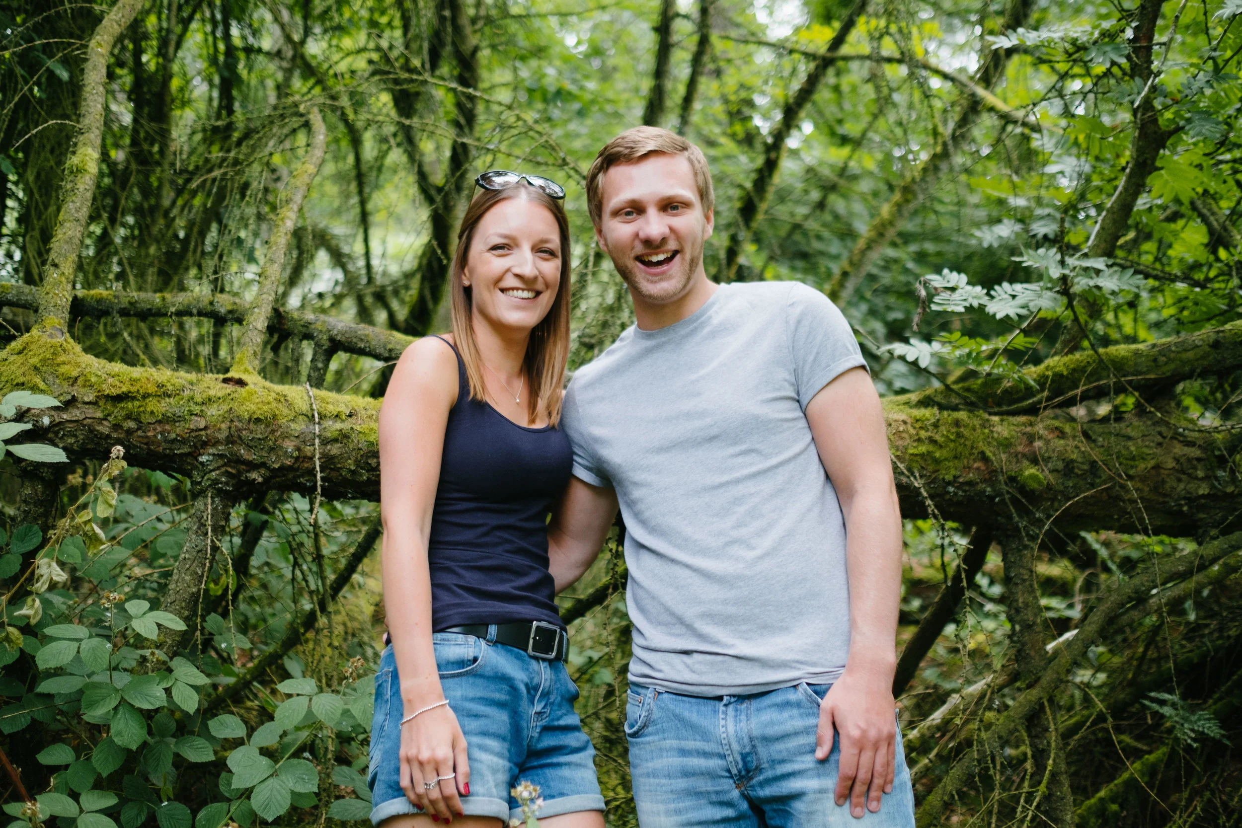 Matt &amp; Lauren's Engagement photo shoot, Clent Hills