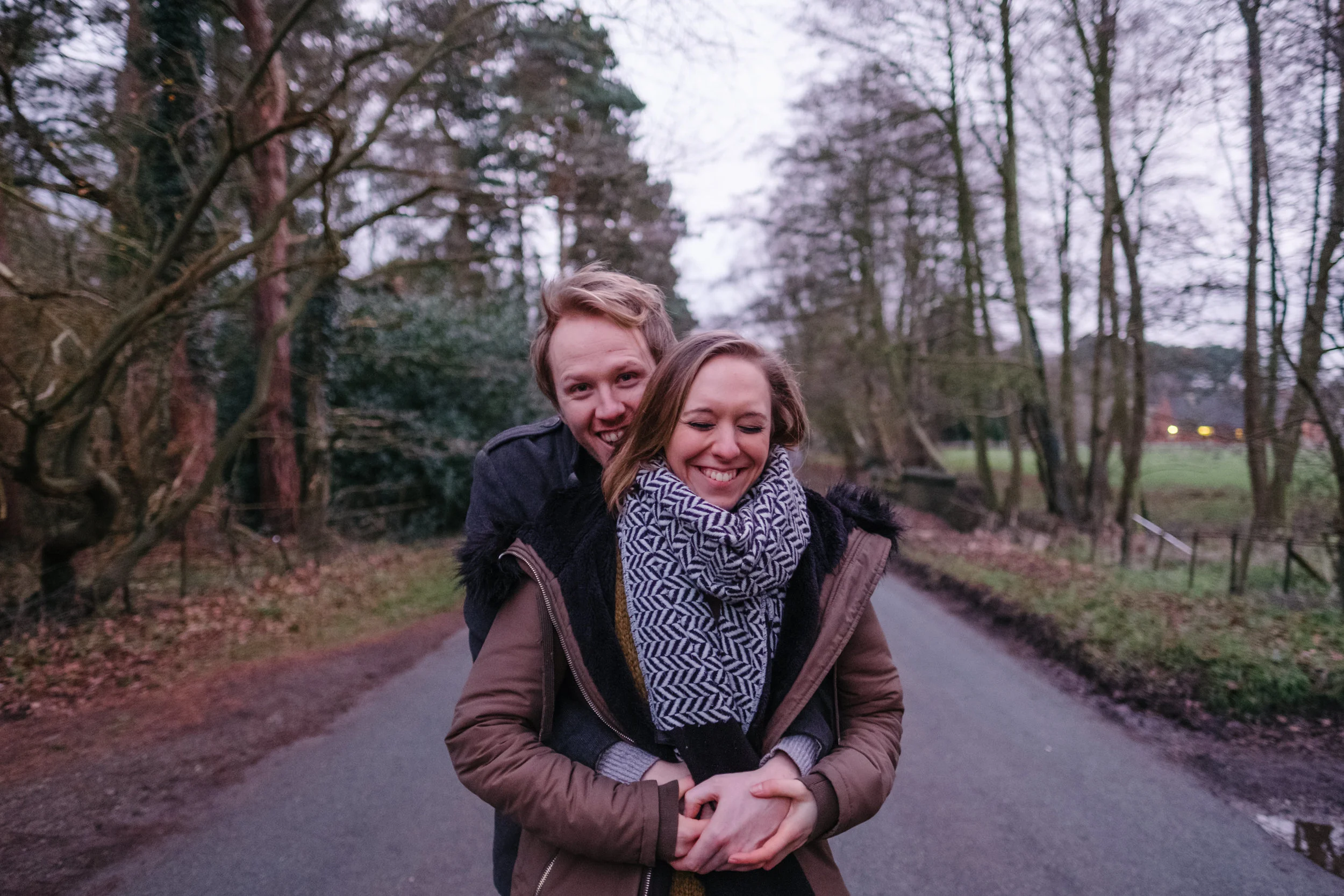 Andy &amp; Lou's engagement photos in Cannock Chase