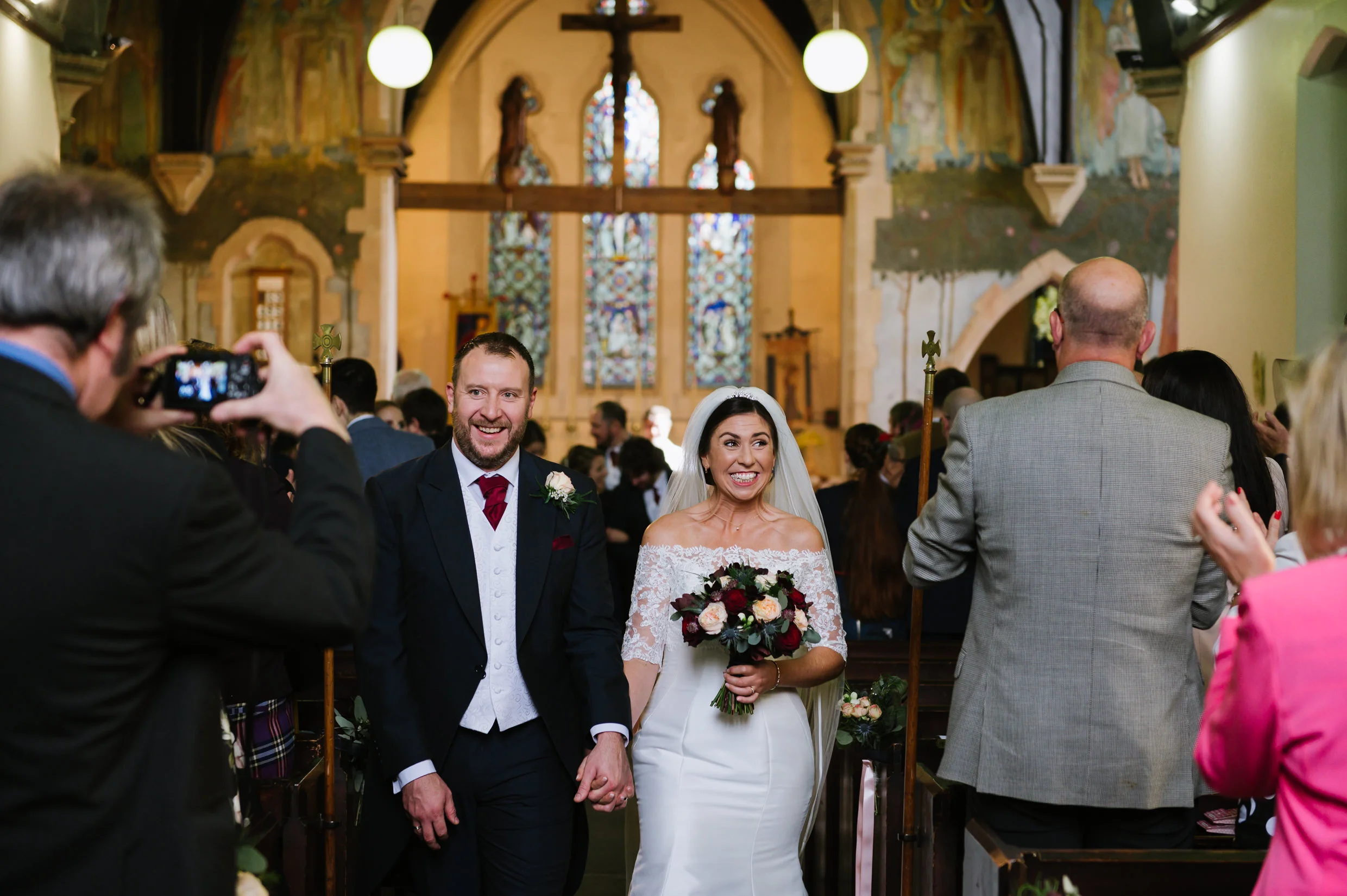 Pendrell Hall relaxed candid wedding photographer