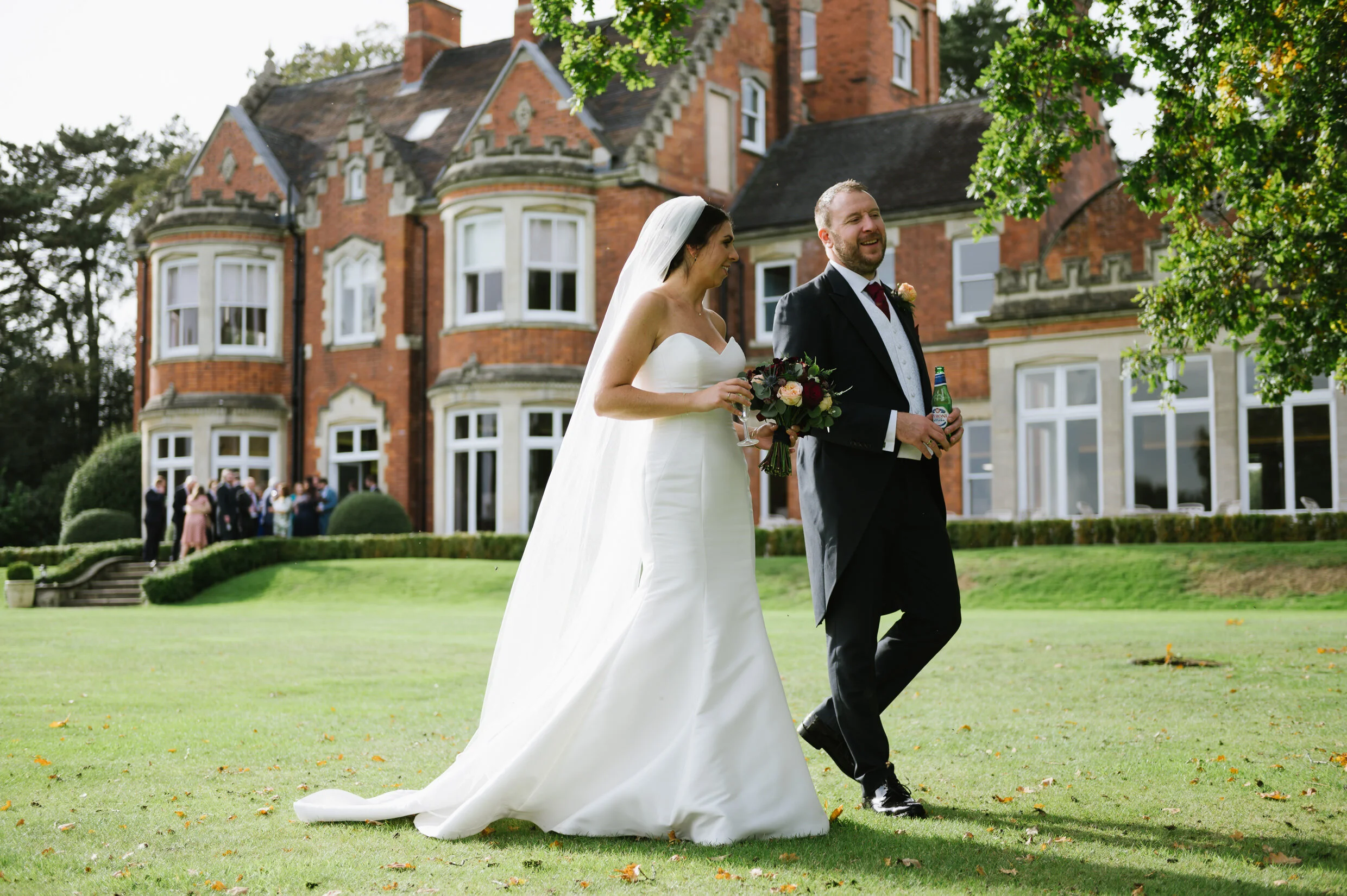 Pendrell Hall relaxed candid wedding photographer