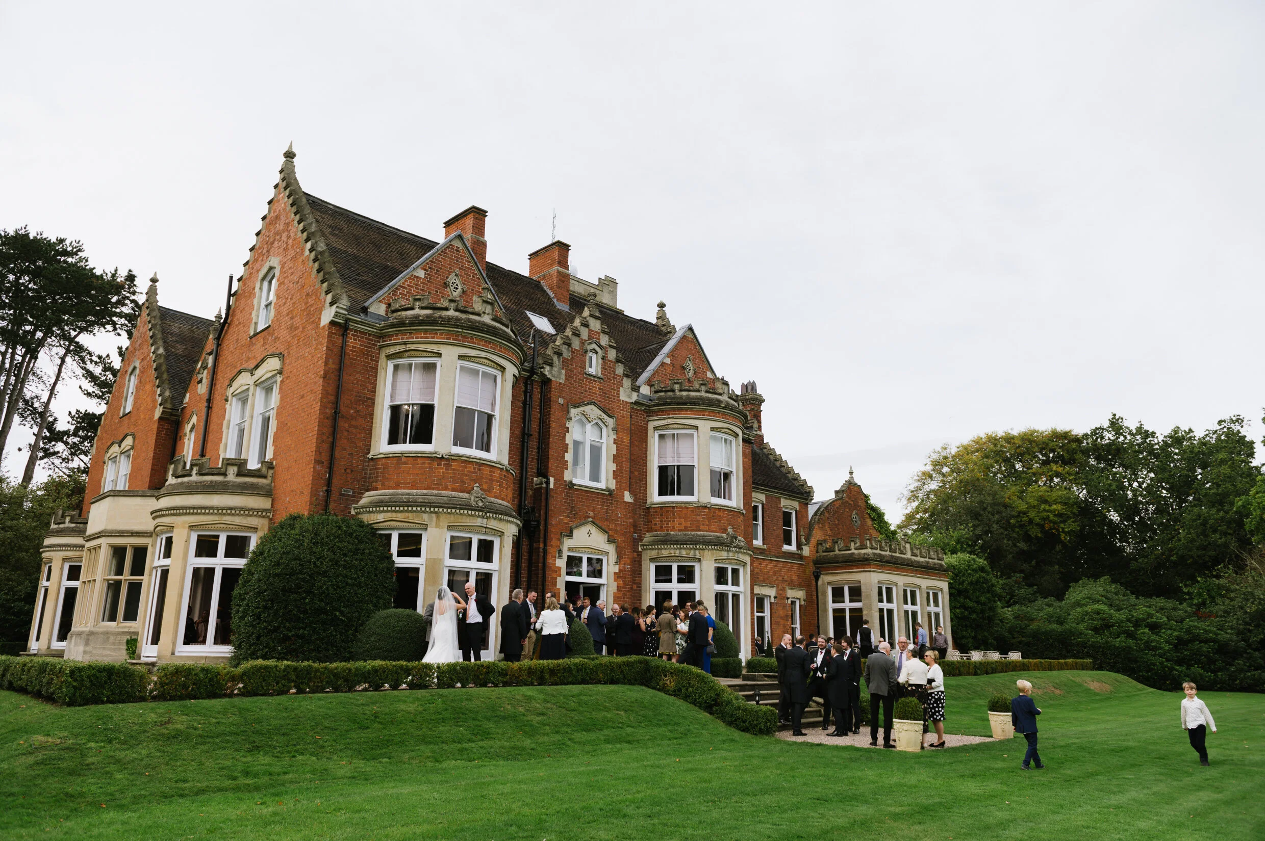 Pendrell Hall relaxed candid wedding photographer