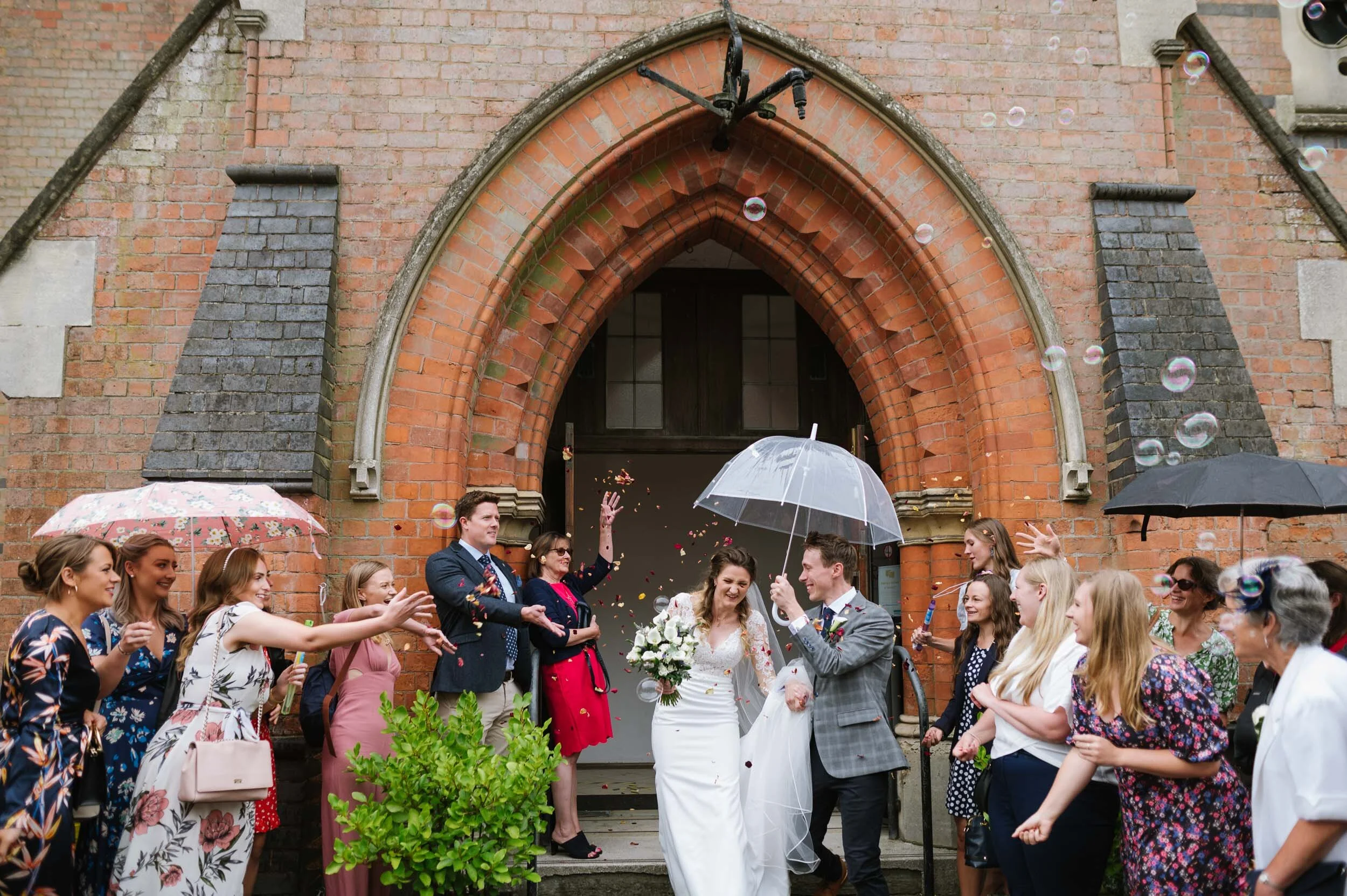Kate and Dave's wedding photos in Birmingham and Dorridge Village Hall