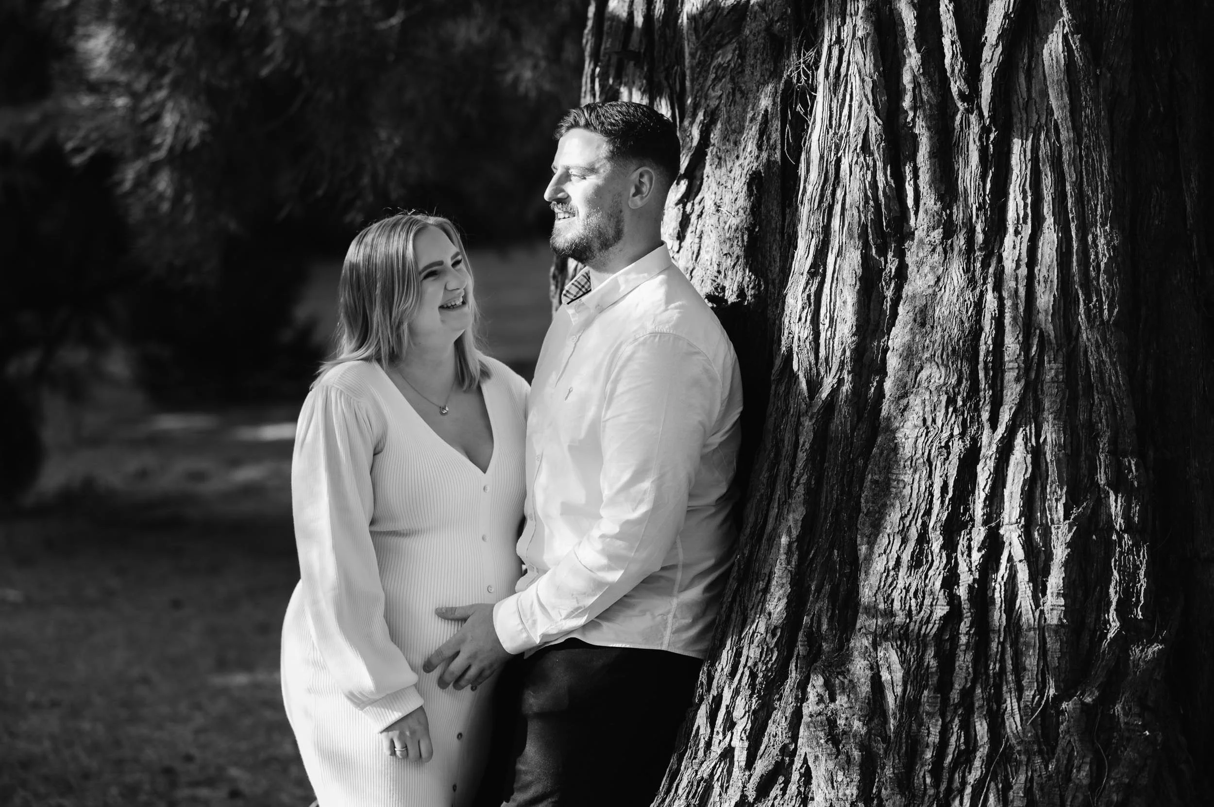 Jade and Kieran's engagement photos at New Hall Hotel