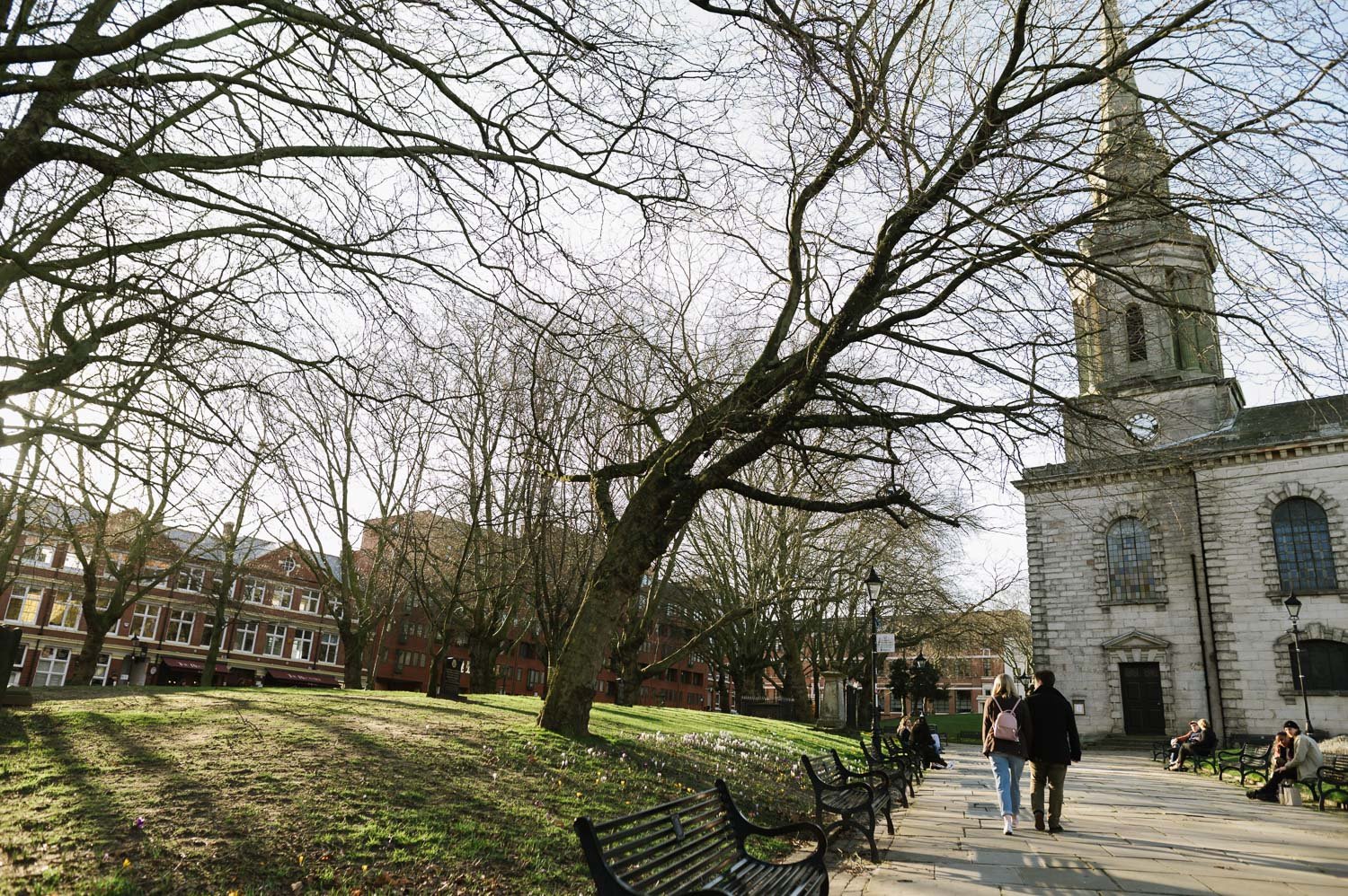 Matt and Esther's engagement photos in the Jewellery Quarter Birmingham