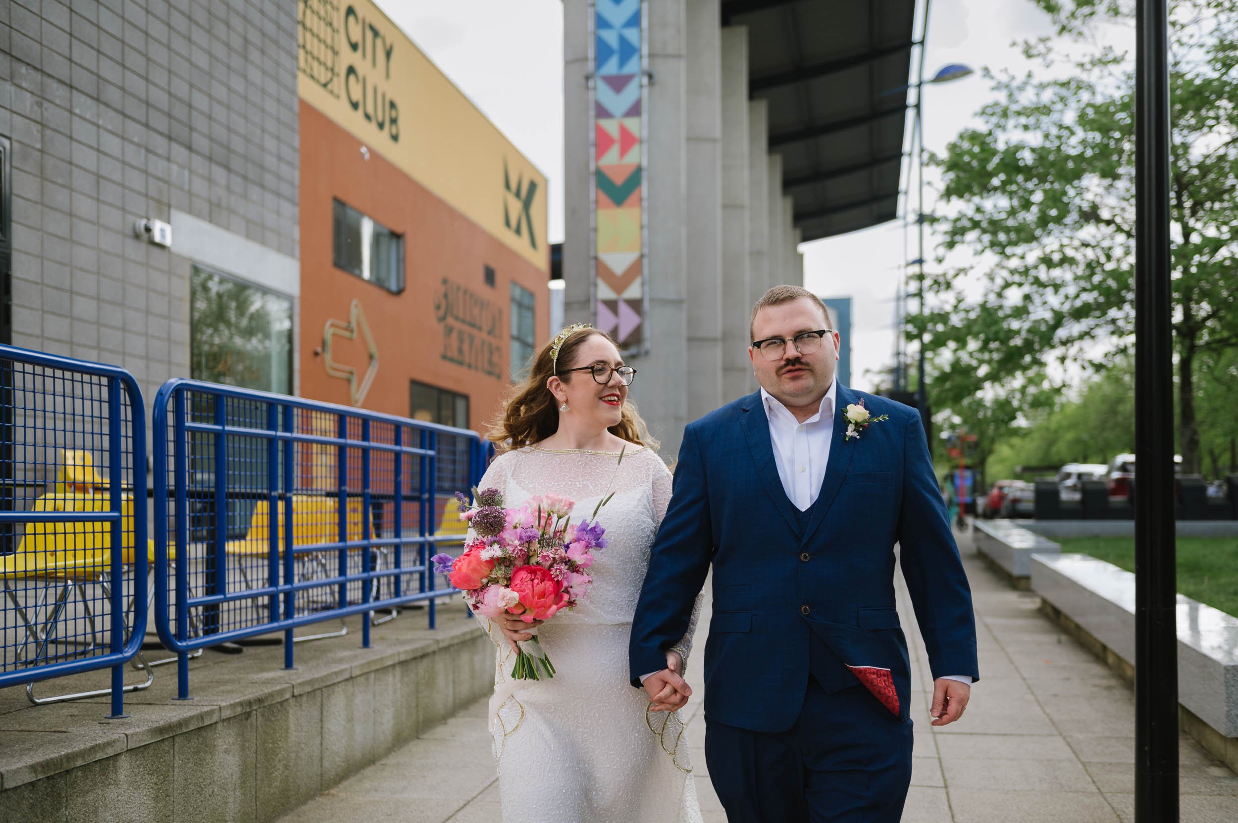 Matt and Amy's Wedding at MK Gallery in Milton Keynes
