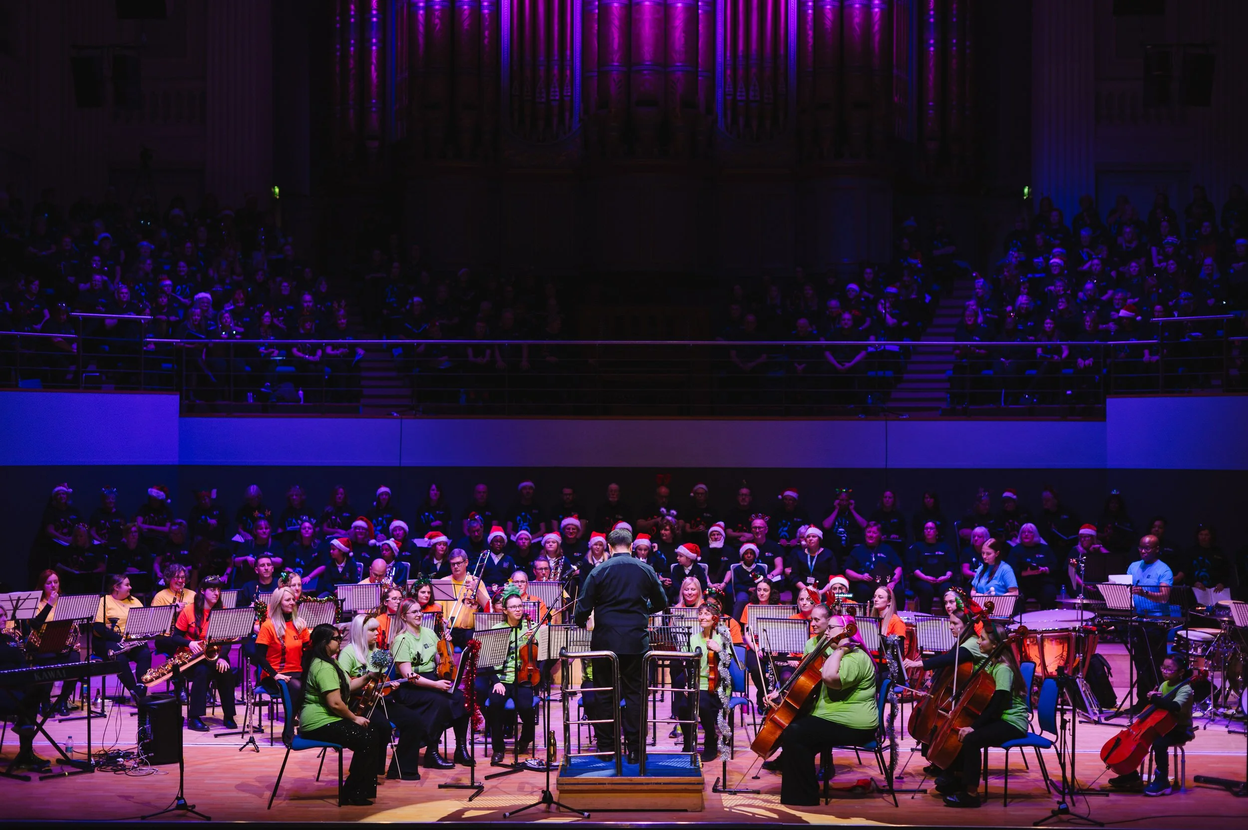 The People's Orchestra and People's Show Choir Christmas Concert, Birmingham Town Hall