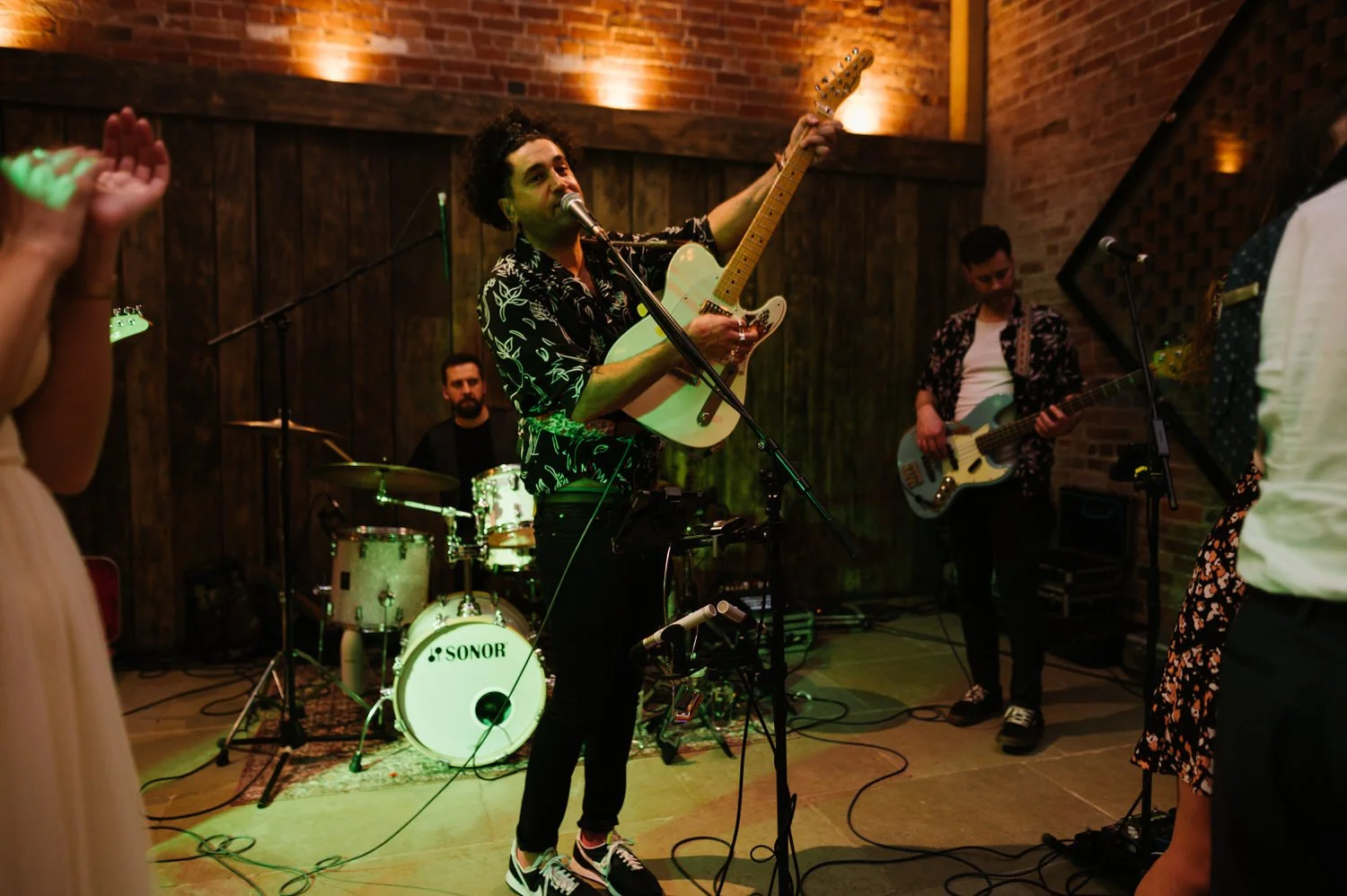 2 shustoke barn wedding the money band.jpg