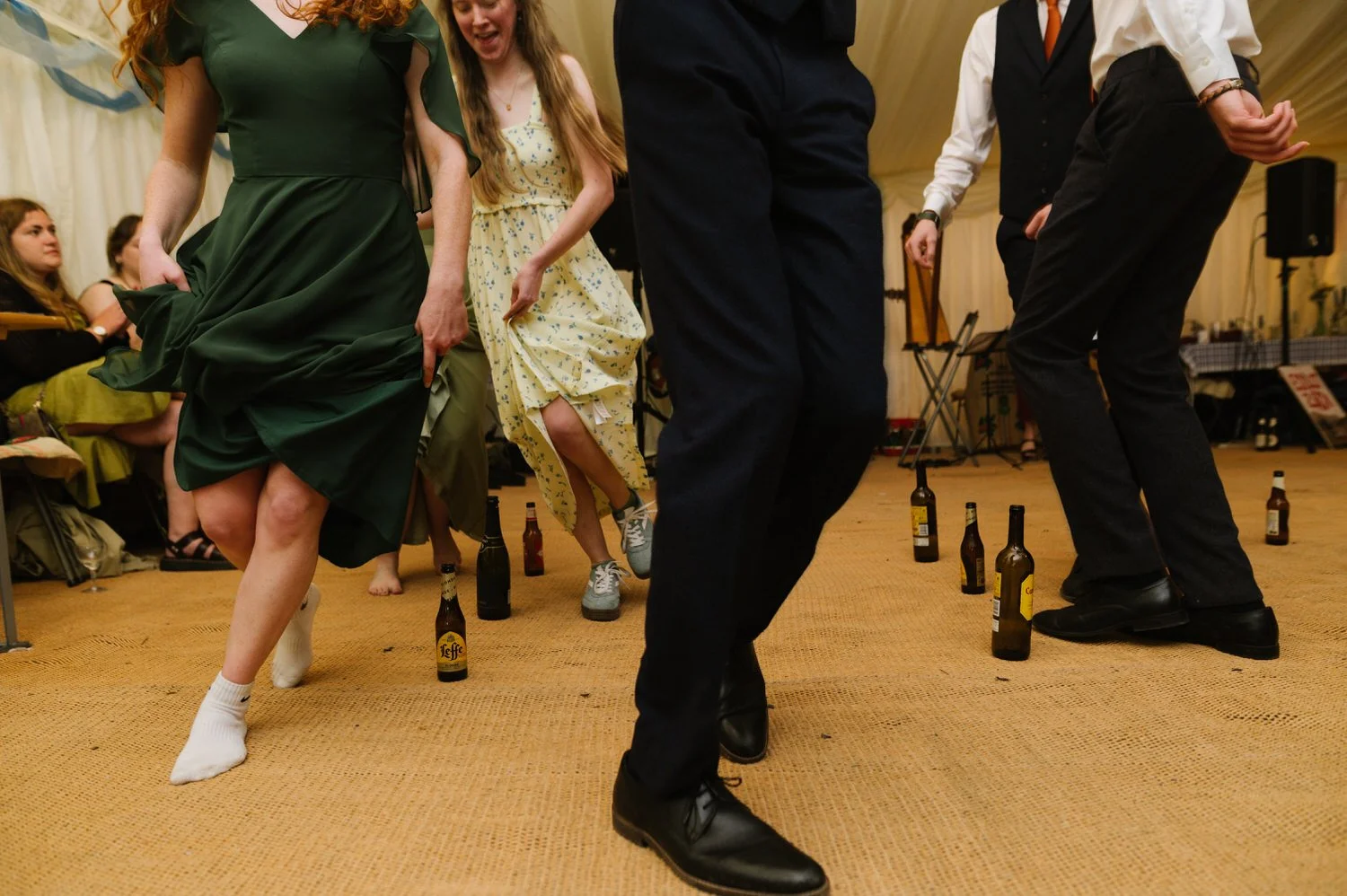 13 caernarfon wedding photographer band.jpg