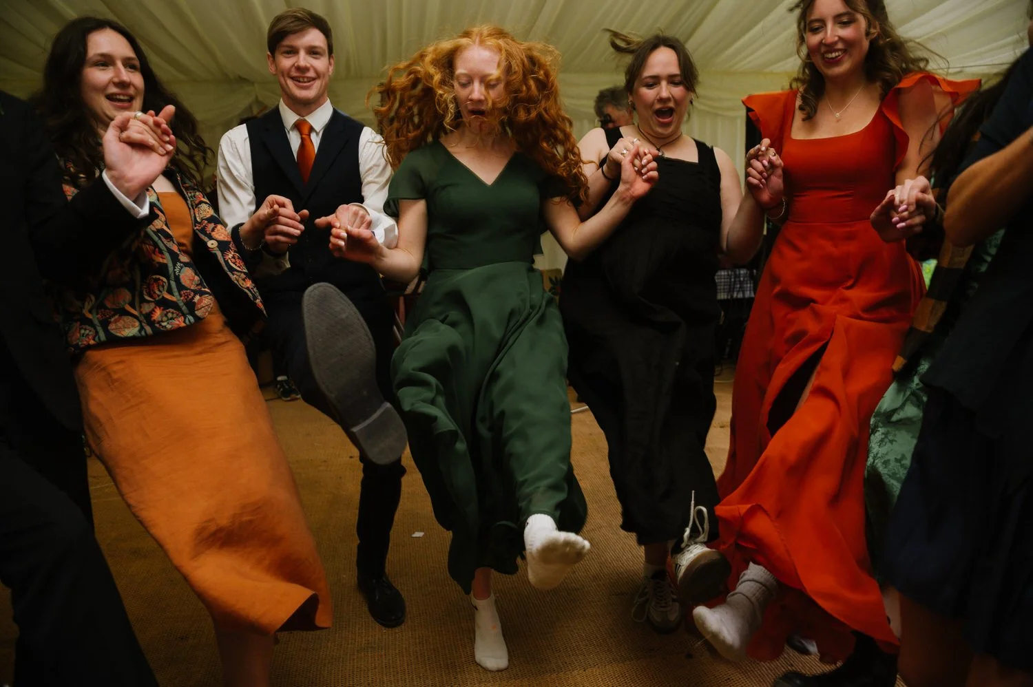 7 caernarfon wedding photographer band.jpg