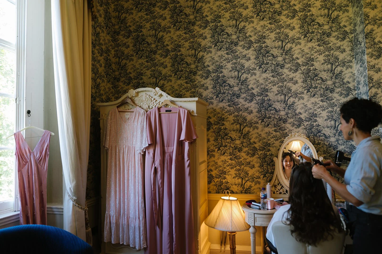 Bride getting ready at Colwick Hall Hotel Nottingham