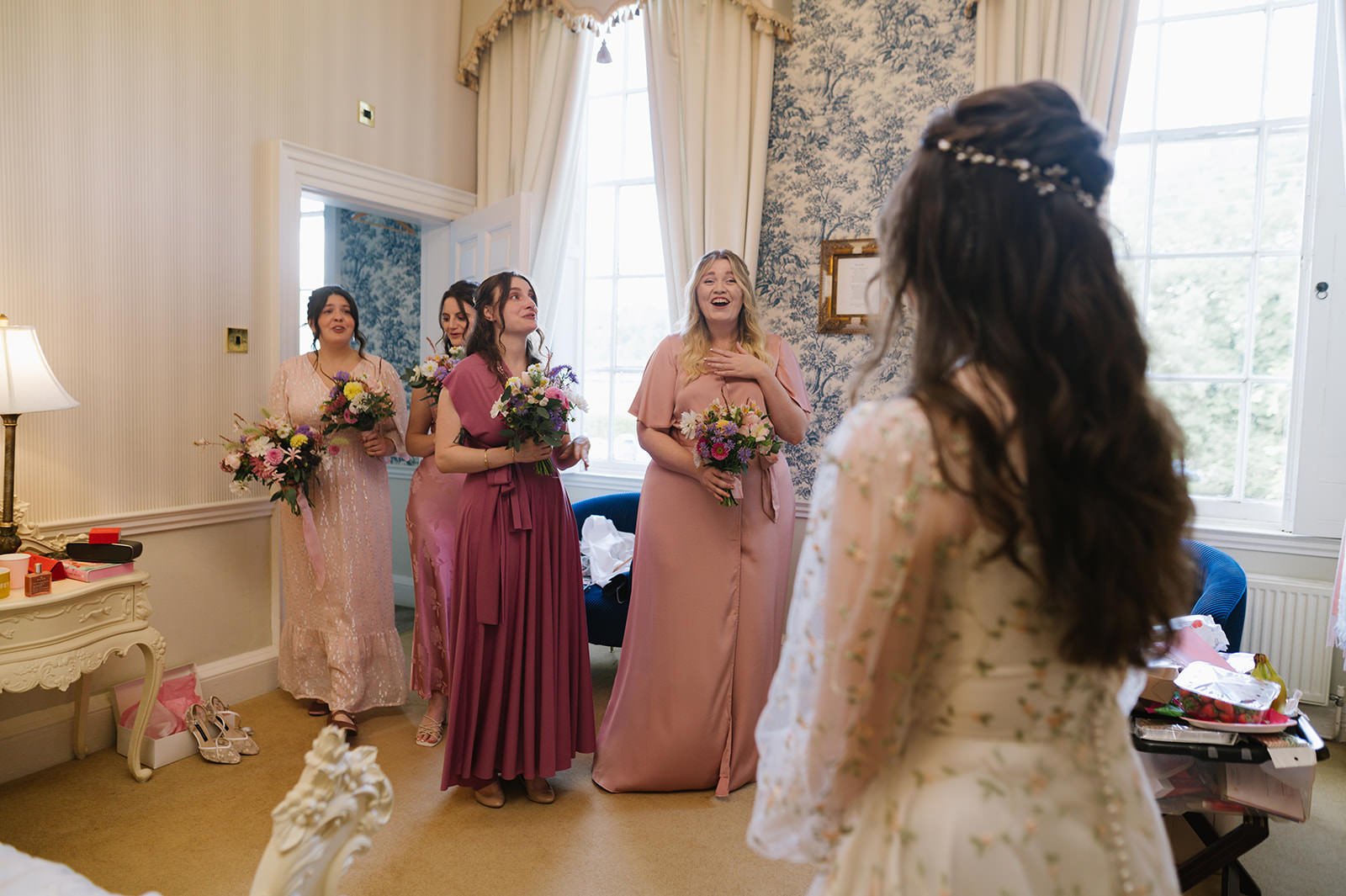Bride getting ready at Colwick Hall Hotel Nottingham