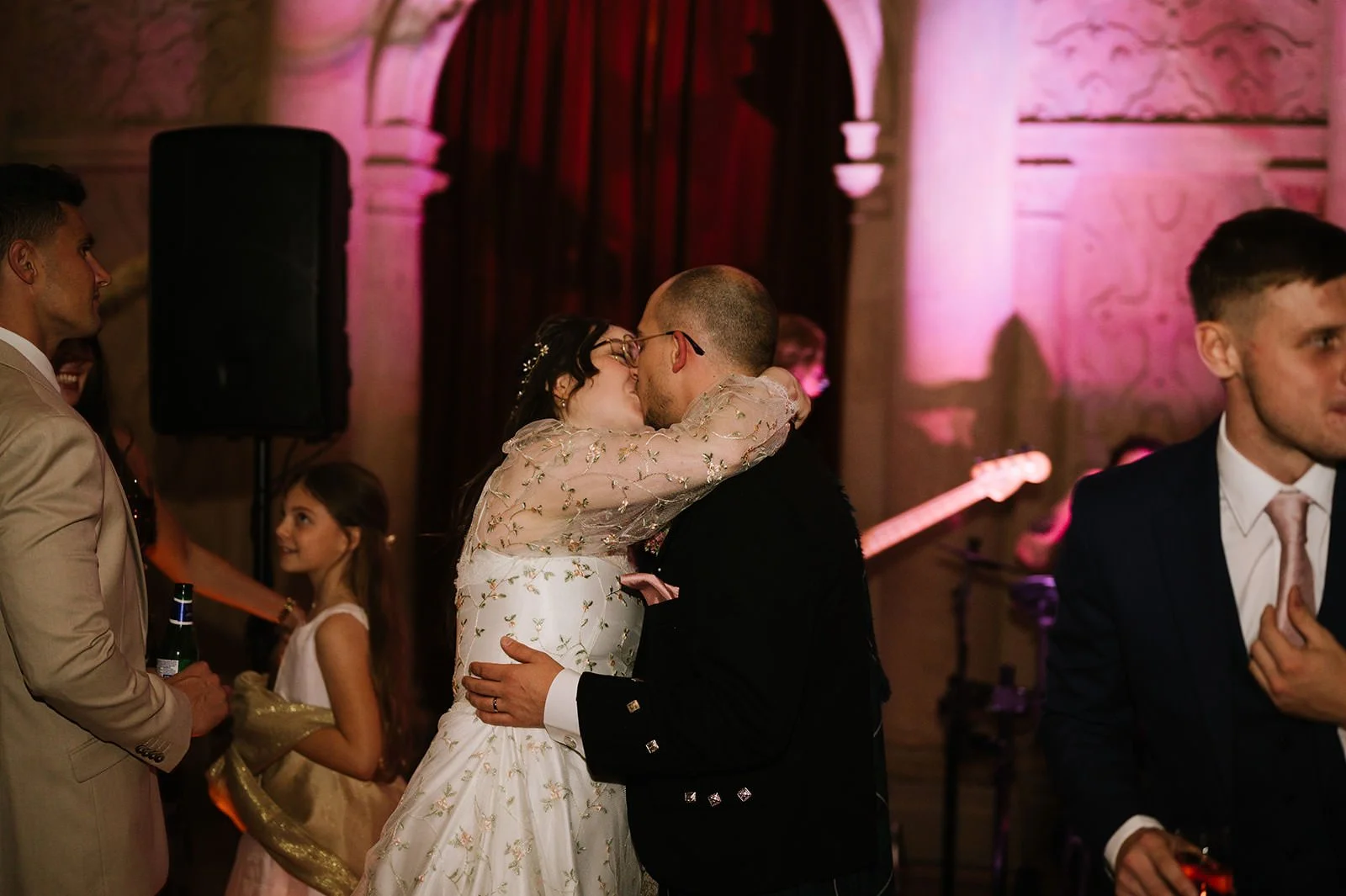 First dance at Wollaton Hall wedding reception