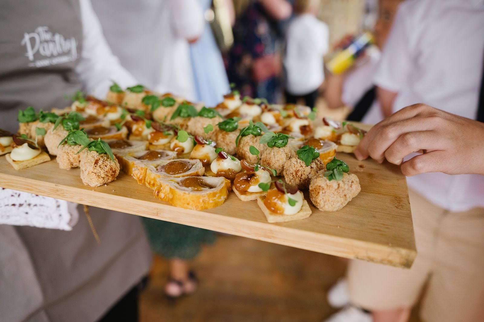 canapes at Norton Fields Barn