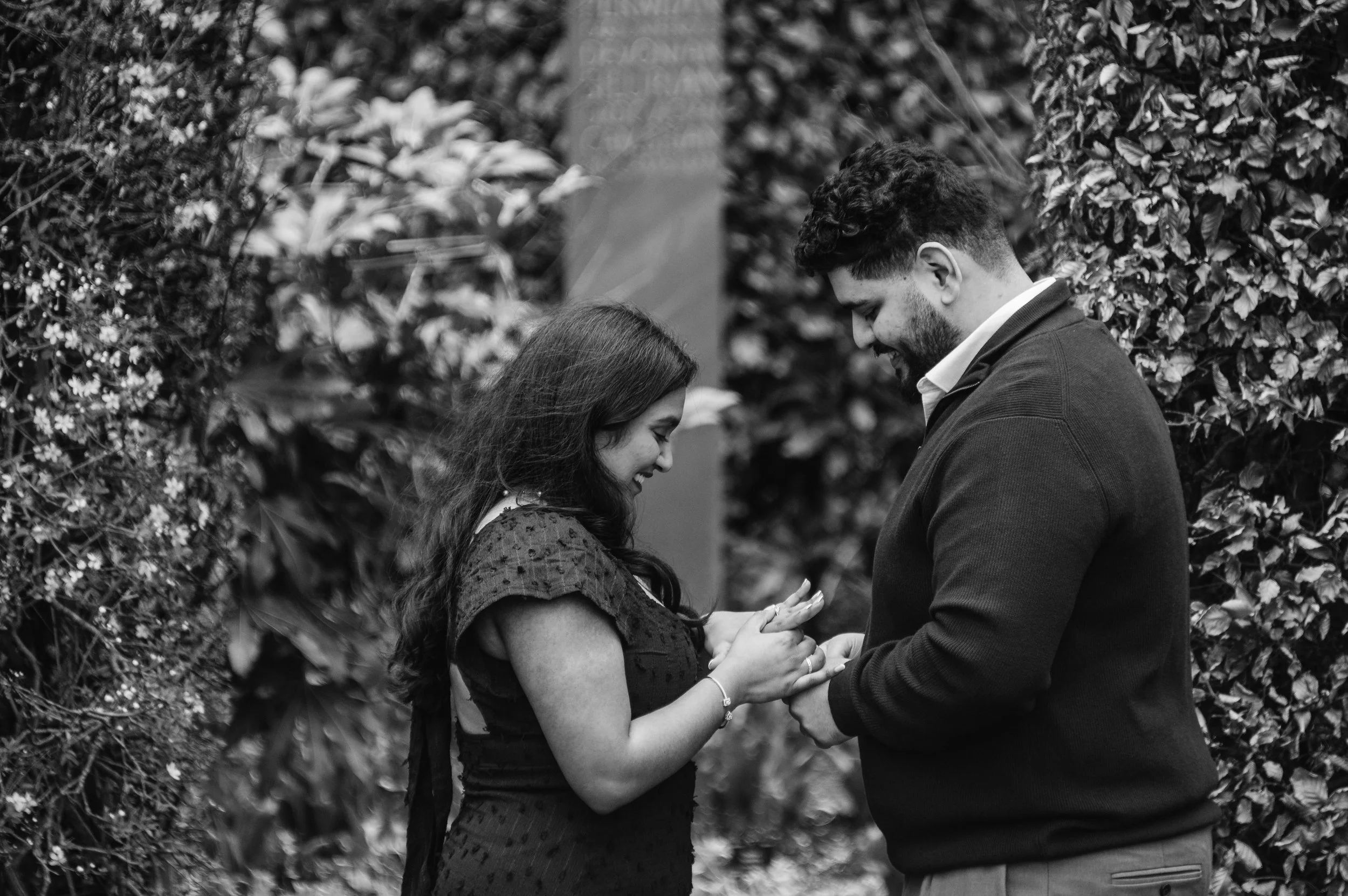 Getting engaged at Winterbourne House- Birmingham Proposal Photographer