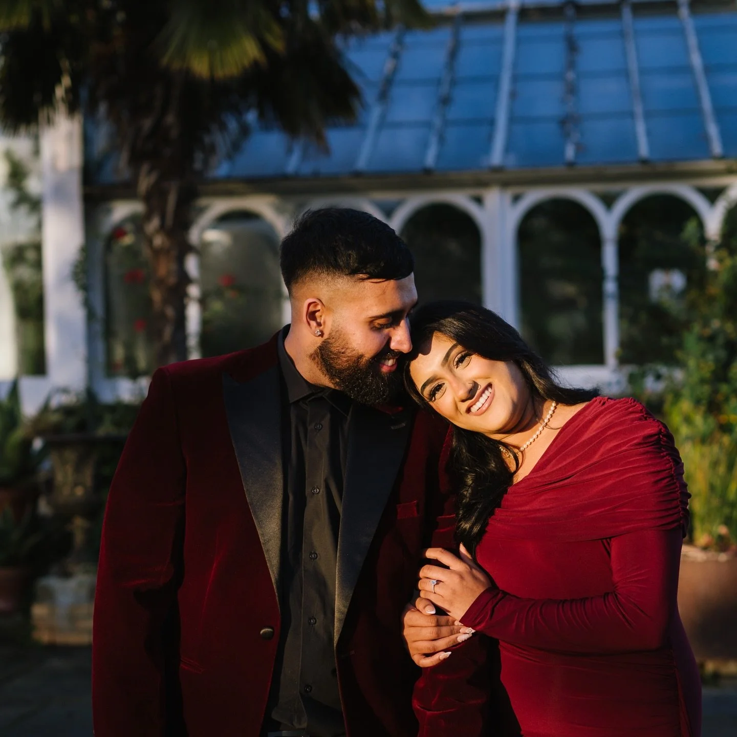 Somehow, Sunny managed to pull off the surprise and Jea didn&rsquo;t see it coming. 

Malc pretended he just happened to be in the gardens taking photos, they&rsquo;re beautiful so why wouldn&rsquo;t he be! He offered to take a few shots of these two