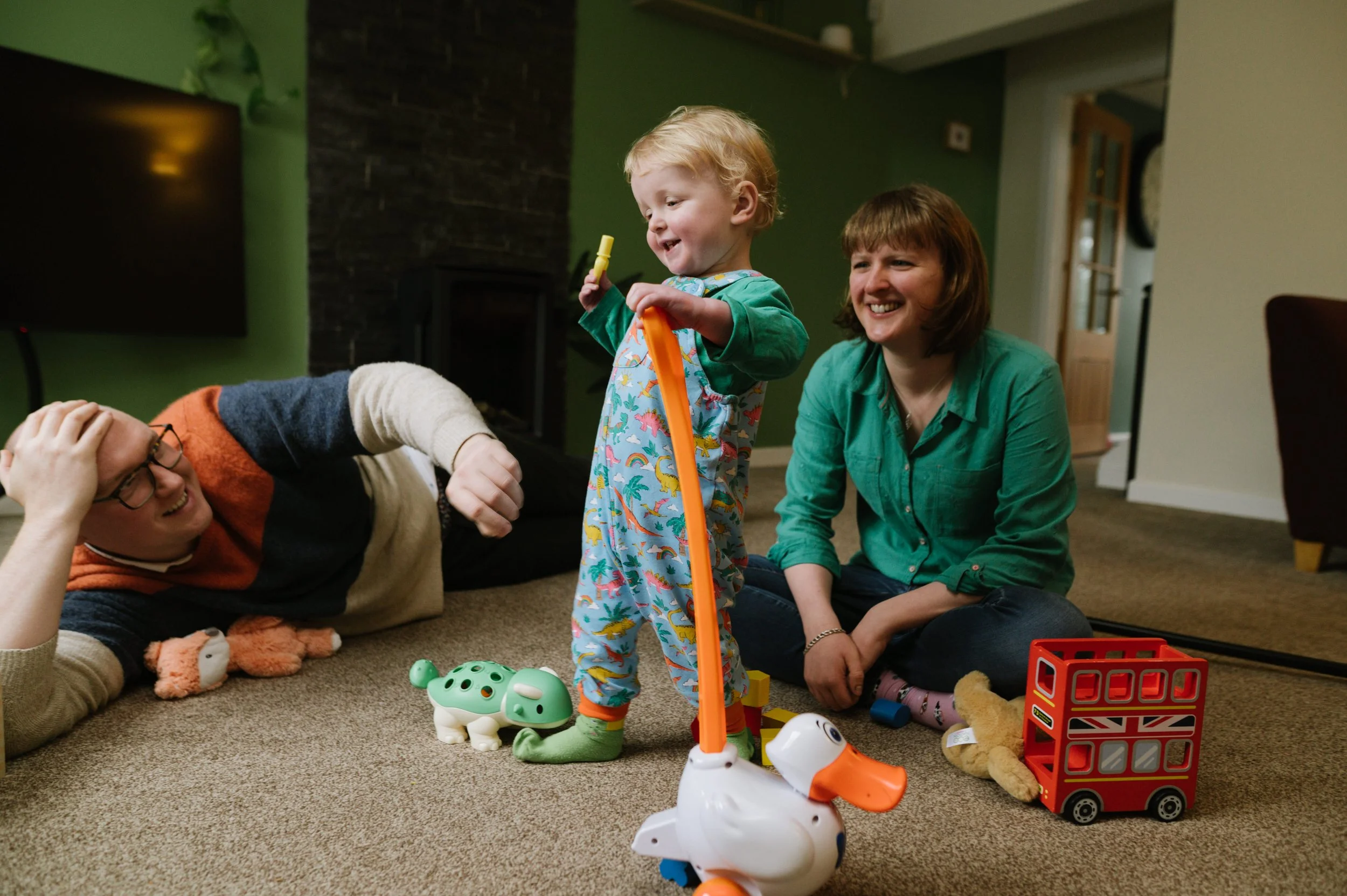 One Year of Family photos for George