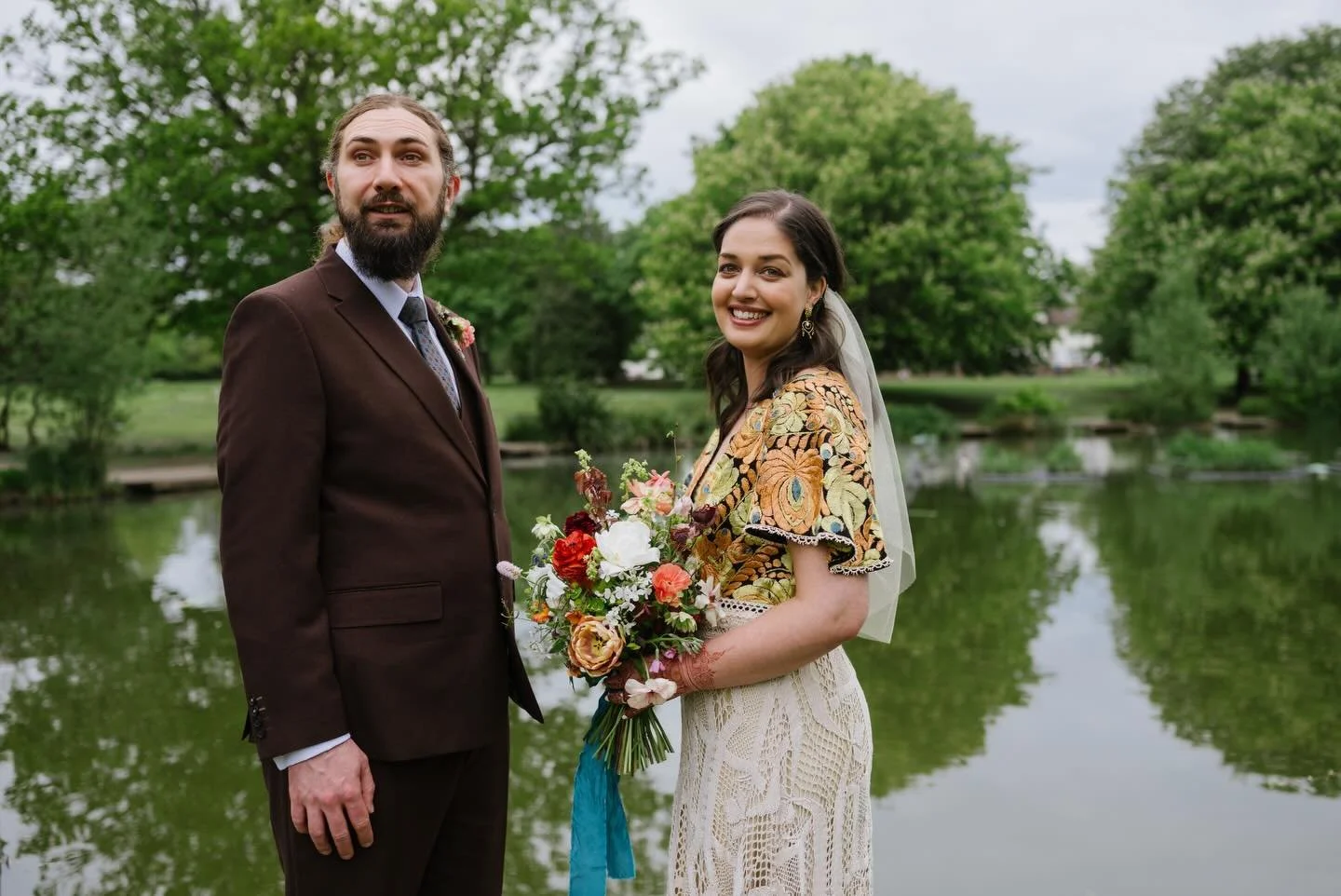 💛 Feeling weekend nostalgia for Alex and Christina&rsquo;s ace wedding at one of our local faves, Rowheath Pavillion in Bournville.

We love these guys and their passion for nature. Their day was big fun, with unconventional dance floor belters from