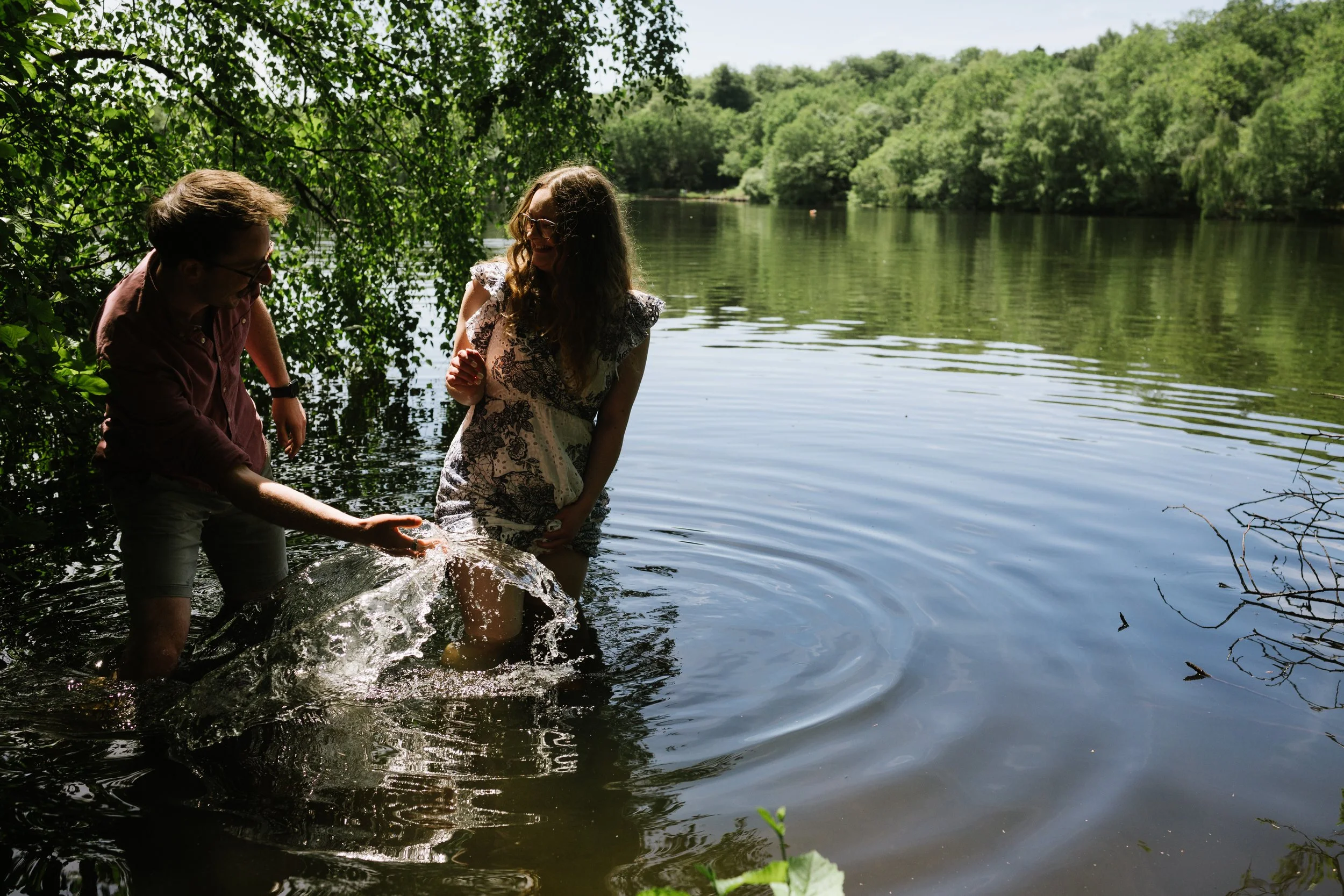 Issy &amp; Matt- Enagement photos in Sutton Park Birmingham