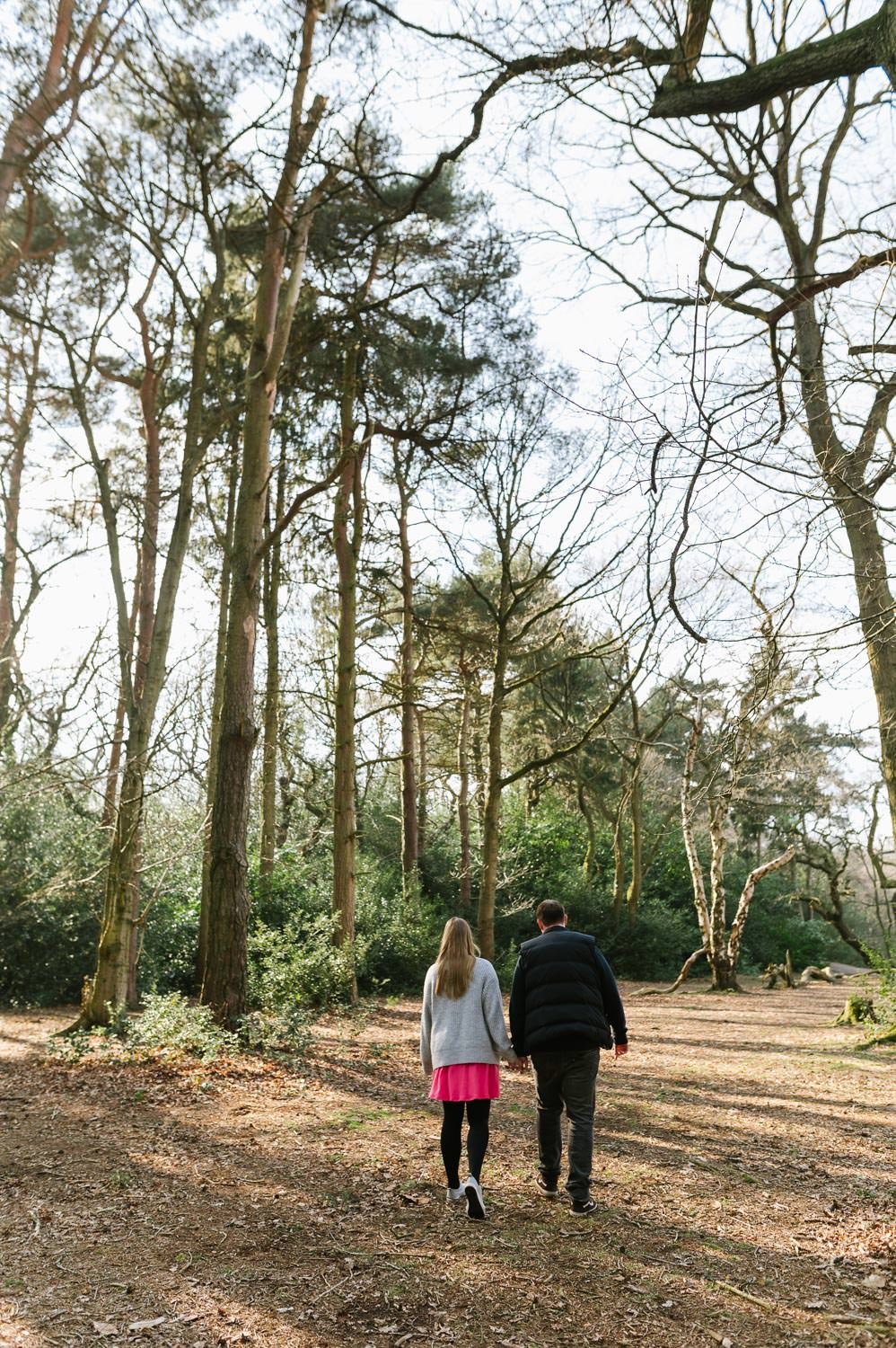 Elliott and Liz's engagement shoot in Sutton Park, Birmingham